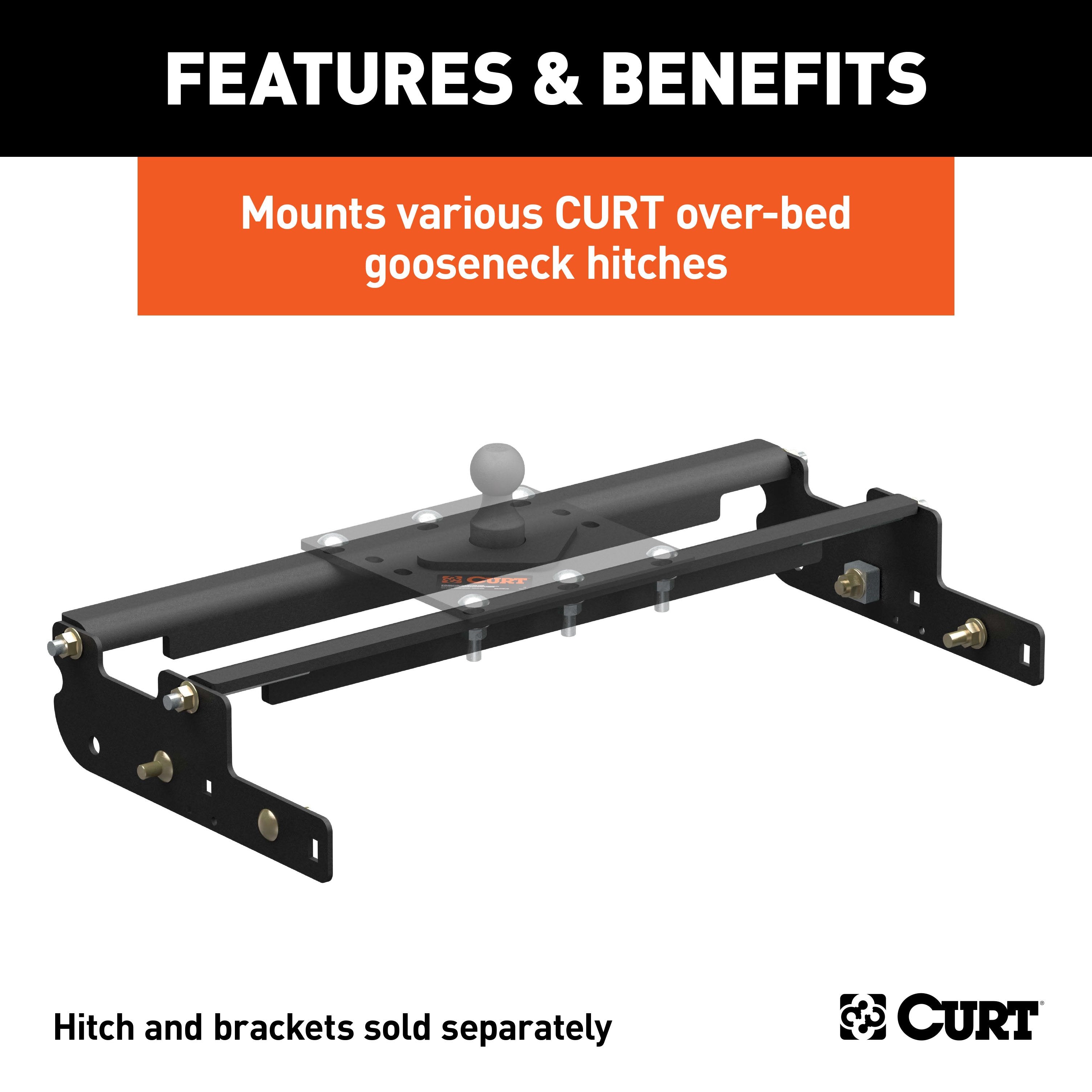 Over-Bed Gooseneck Install Brackets,Over-Bed Gooseneck Hitch