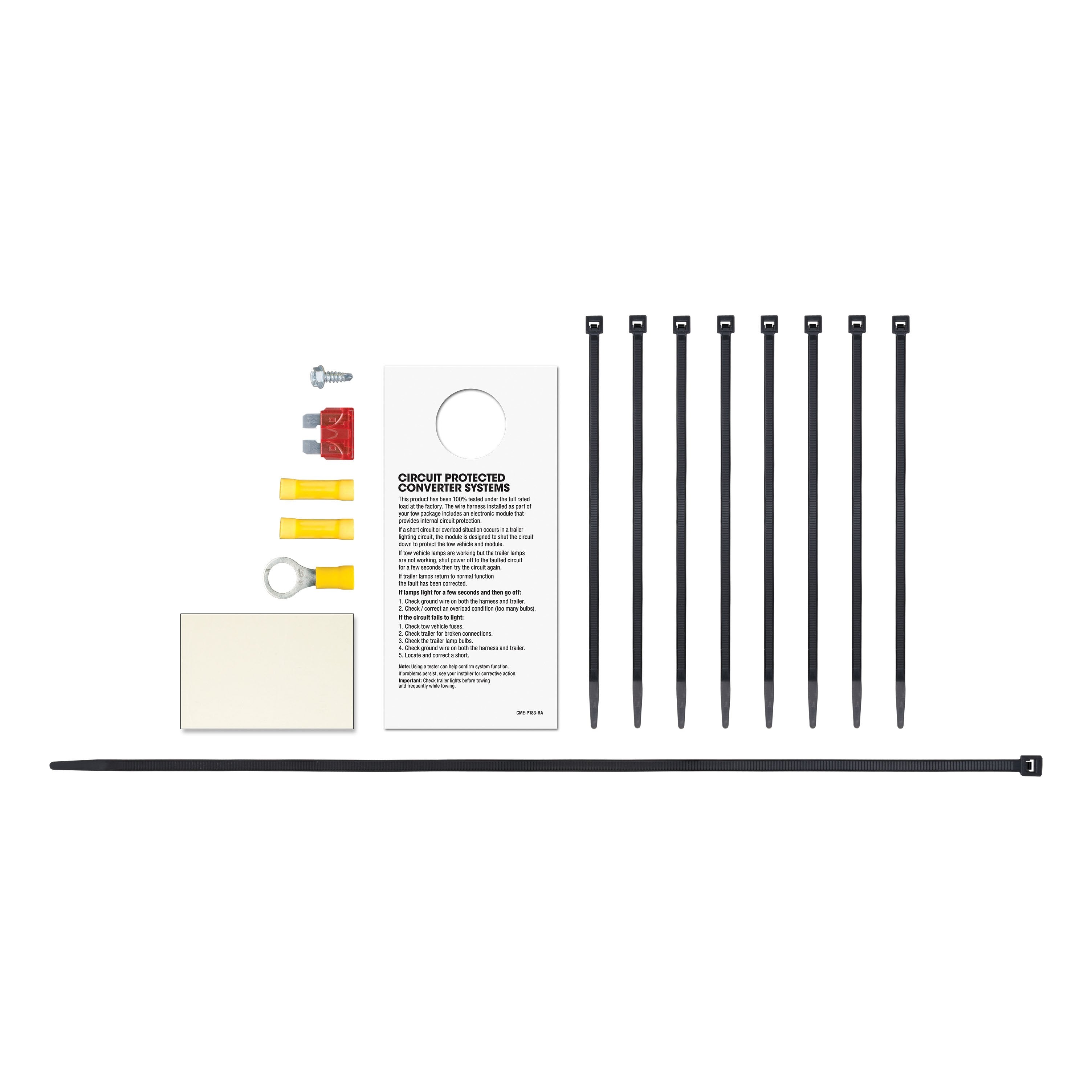 Trailer Wiring 5-Flat Plug w/ Bracket