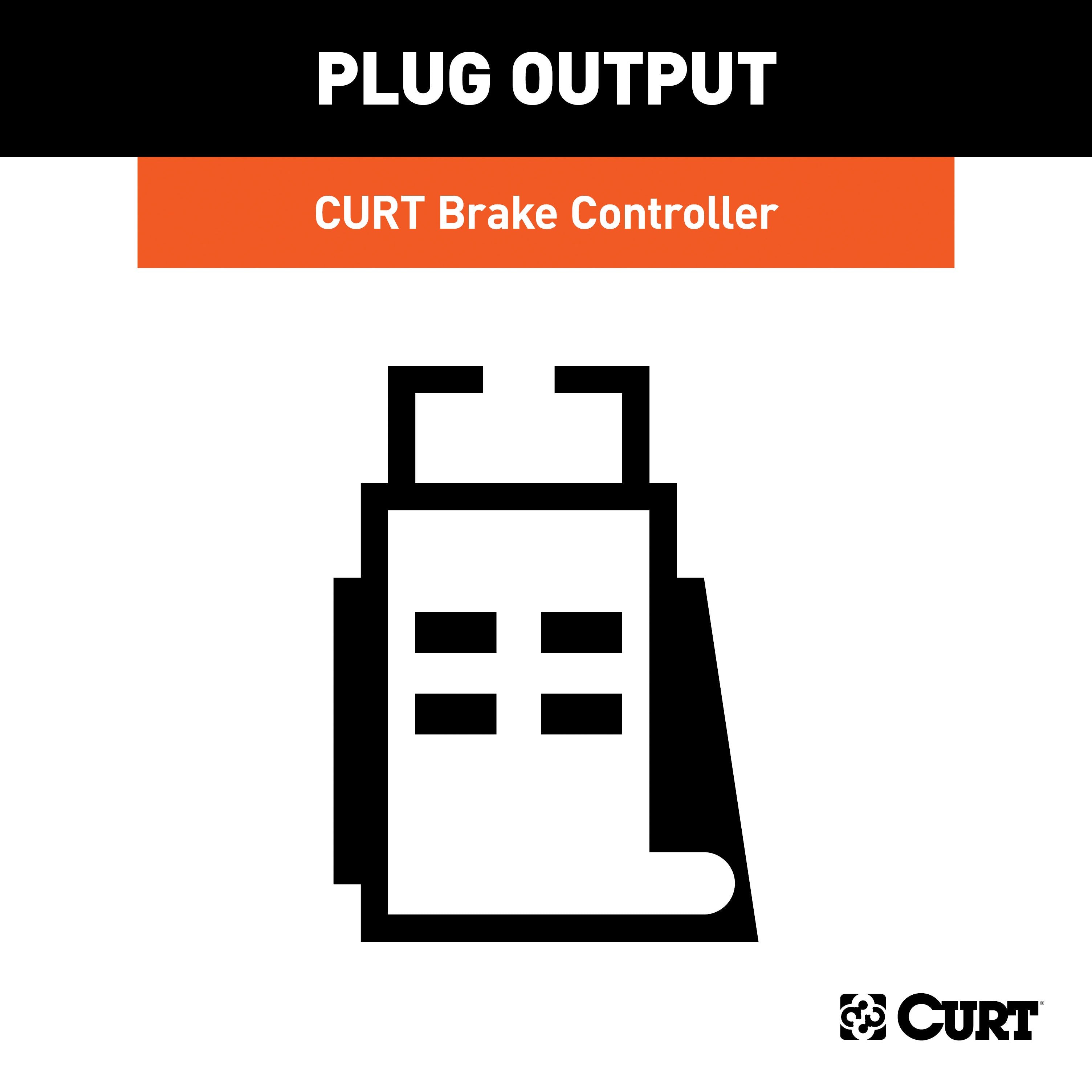 Trailer Wiring 7-Way Plug w/ Bracket , TriFlex NEXT Brake Control