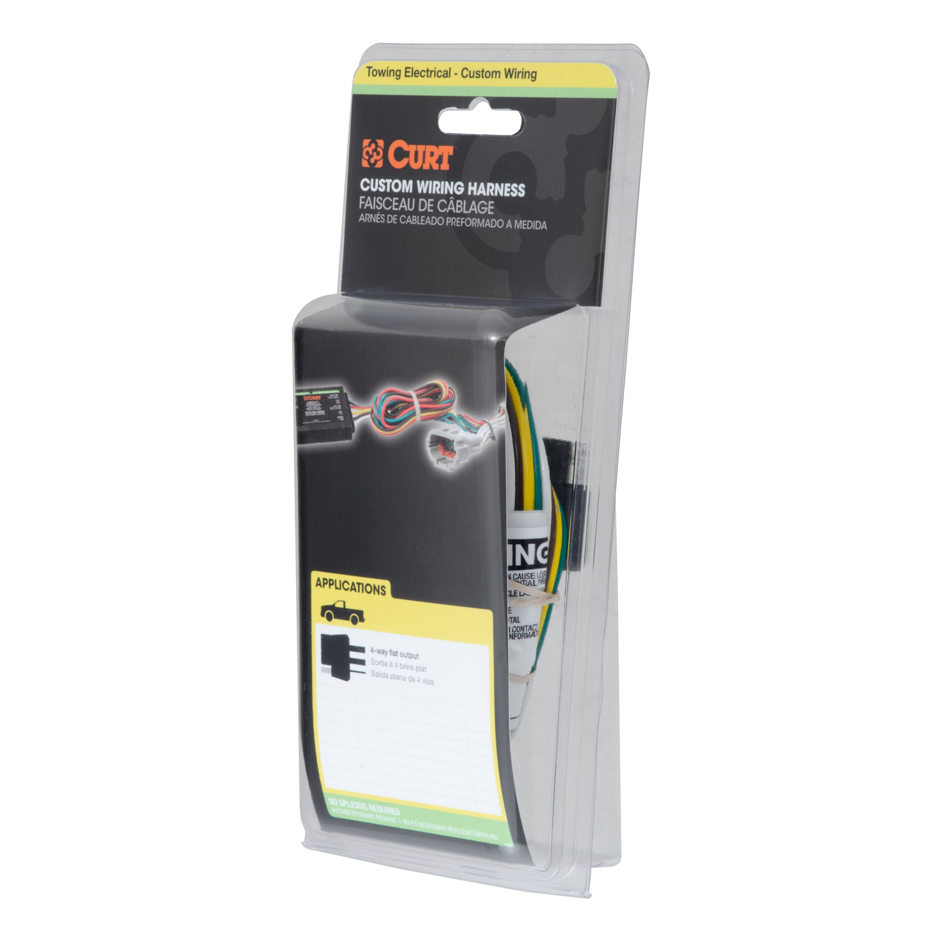 Trailer Wiring 4-Flat Plug Only