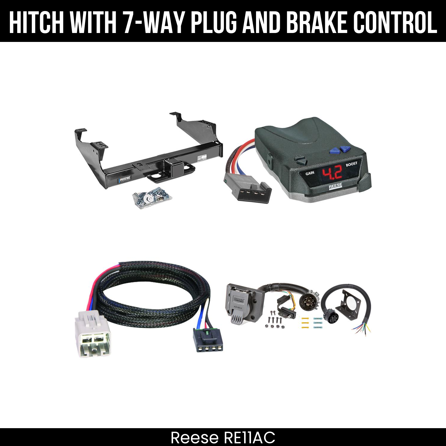 Trailer Hitch , 7-Way , Reese Brake EVN Control