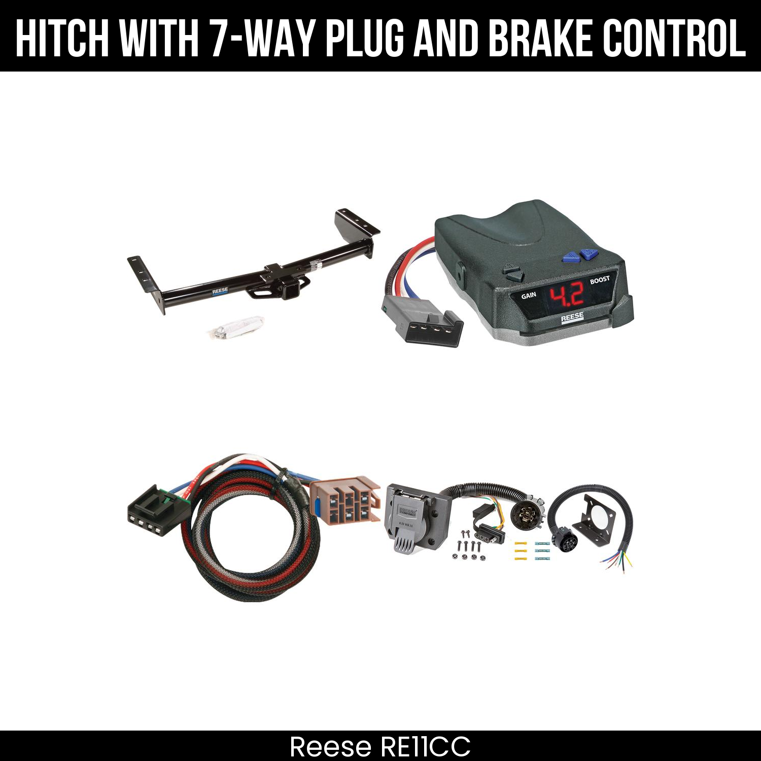 Trailer Hitch , 7-Way , Reese Brake EVN Control