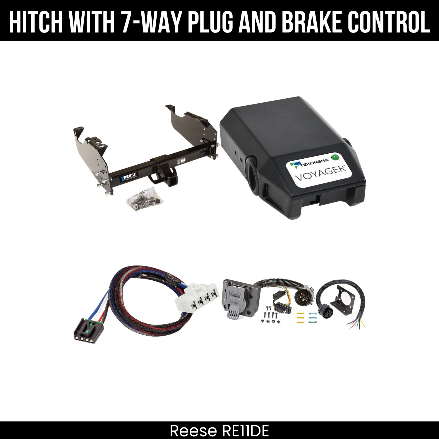 Trailer Hitch , 7-Way , Tekonsha Voyager Brake Control