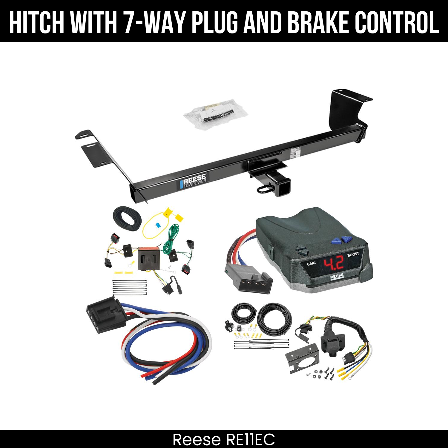 Trailer Hitch , 7-Way , Reese Brake EVN Control