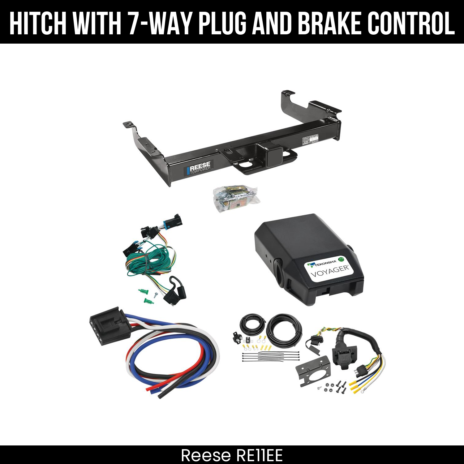 Trailer Hitch , 7-Way , Tekonsha Voyager Brake Control