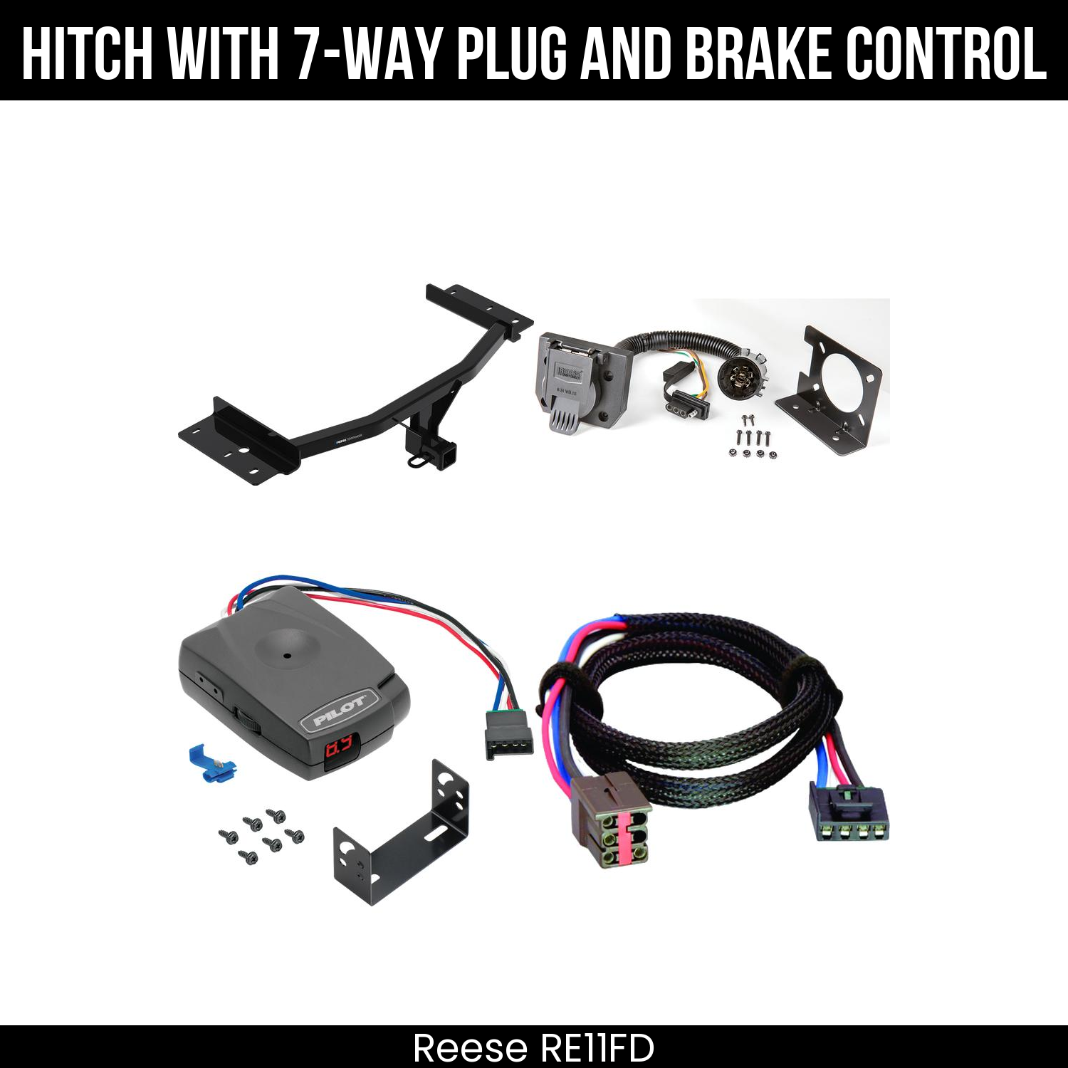 Trailer Hitch , 7-Way , Pro Series Pilot Brake Control