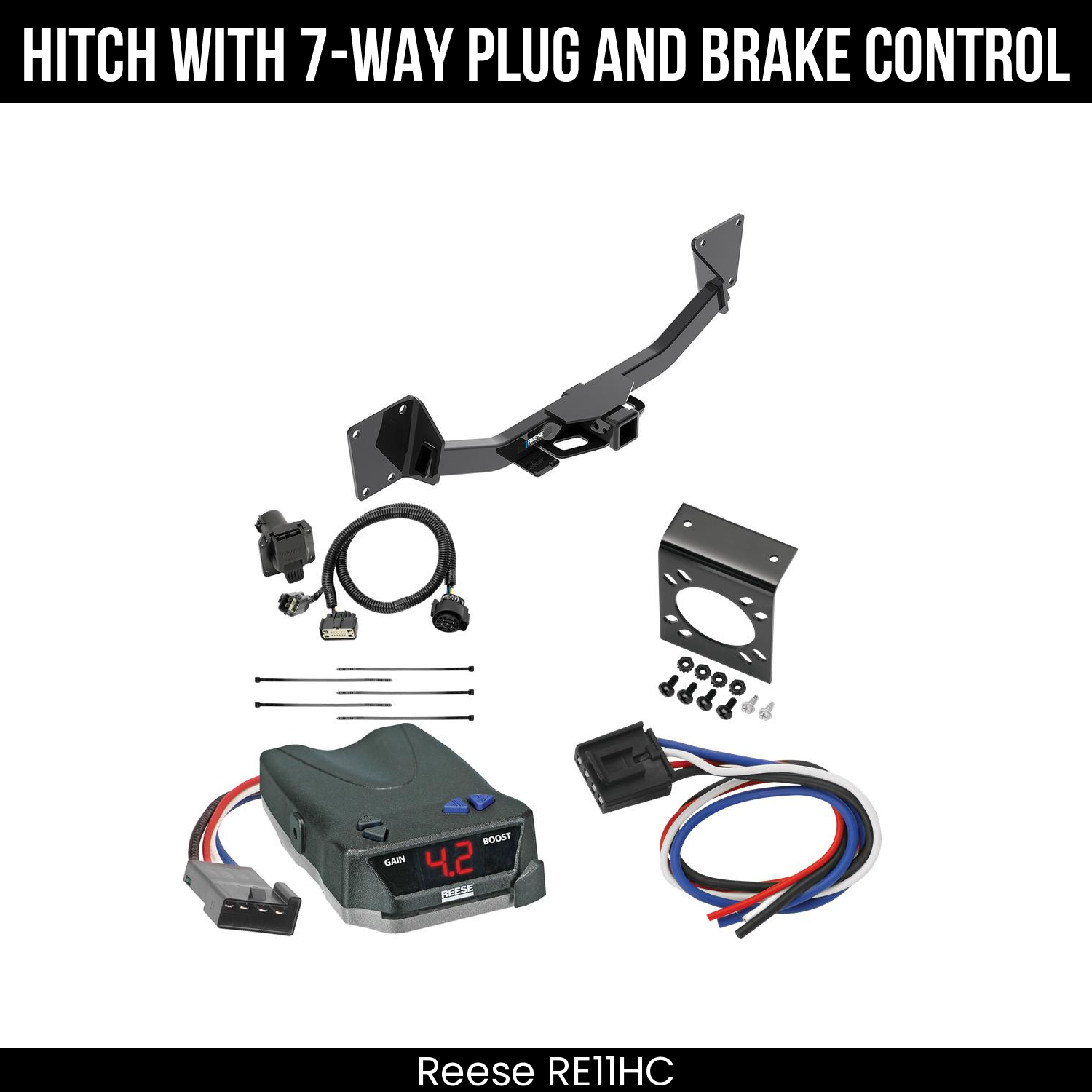 Trailer Hitch , 7-Way , Reese Brake EVN Control