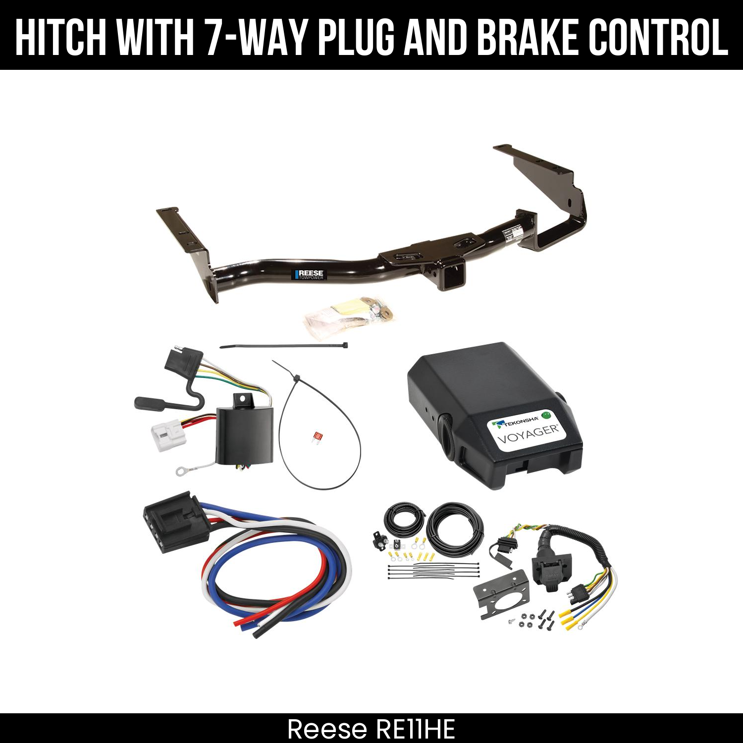 Trailer Hitch , 7-Way , Tekonsha Voyager Brake Control