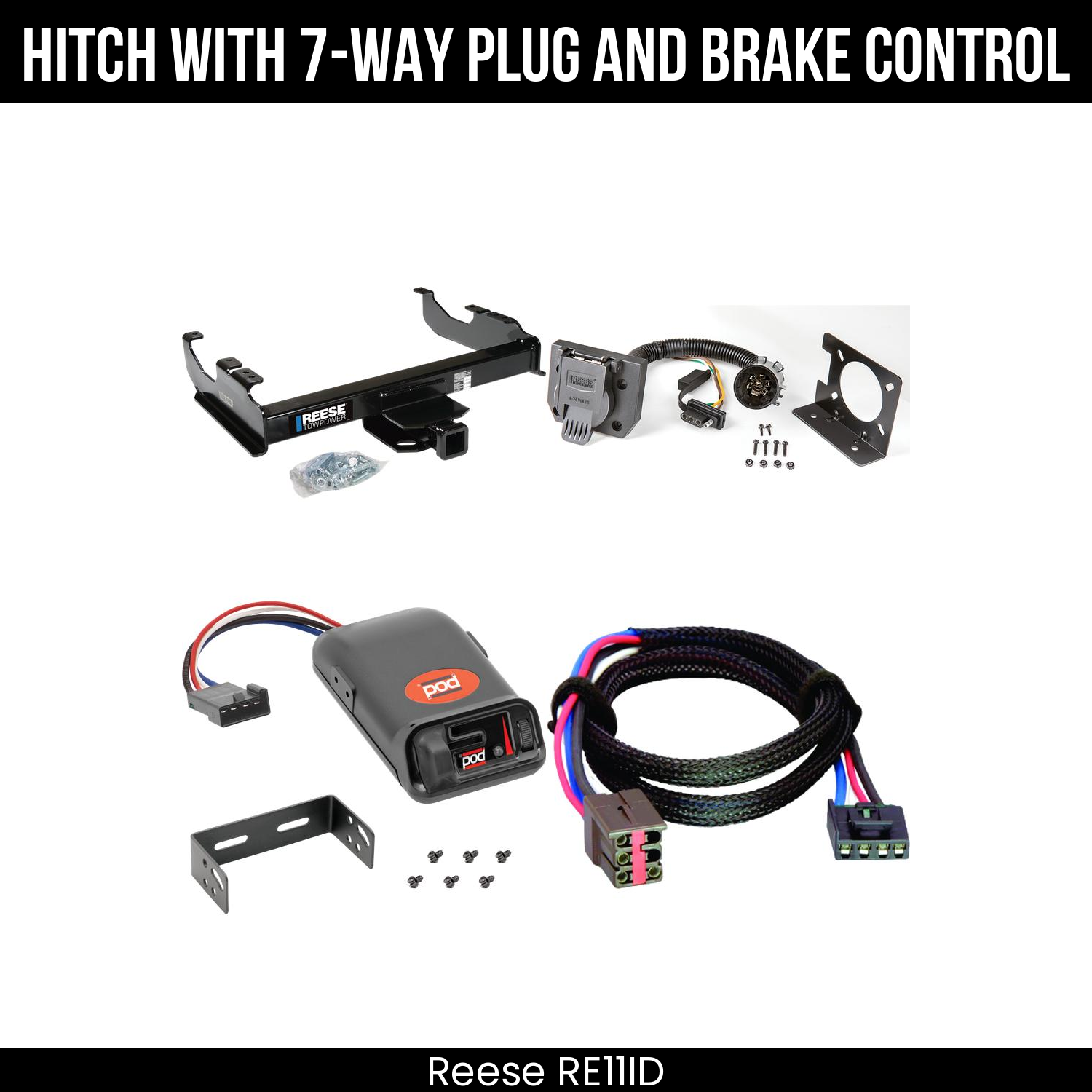 Trailer Hitch , 7-Way , Pro Series POD Brake Control