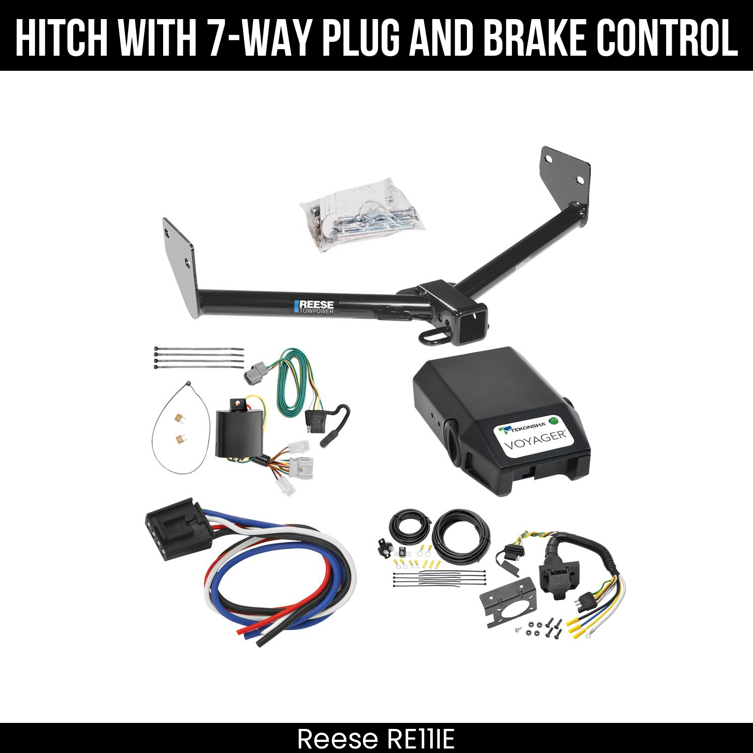 Trailer Hitch , 7-Way , Tekonsha Voyager Brake Control