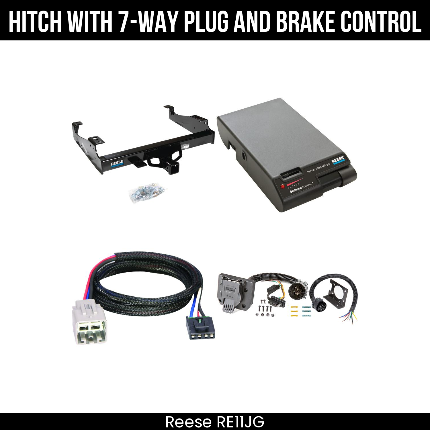 Trailer Hitch , 7-Way , Reese Brakeman Brake Control