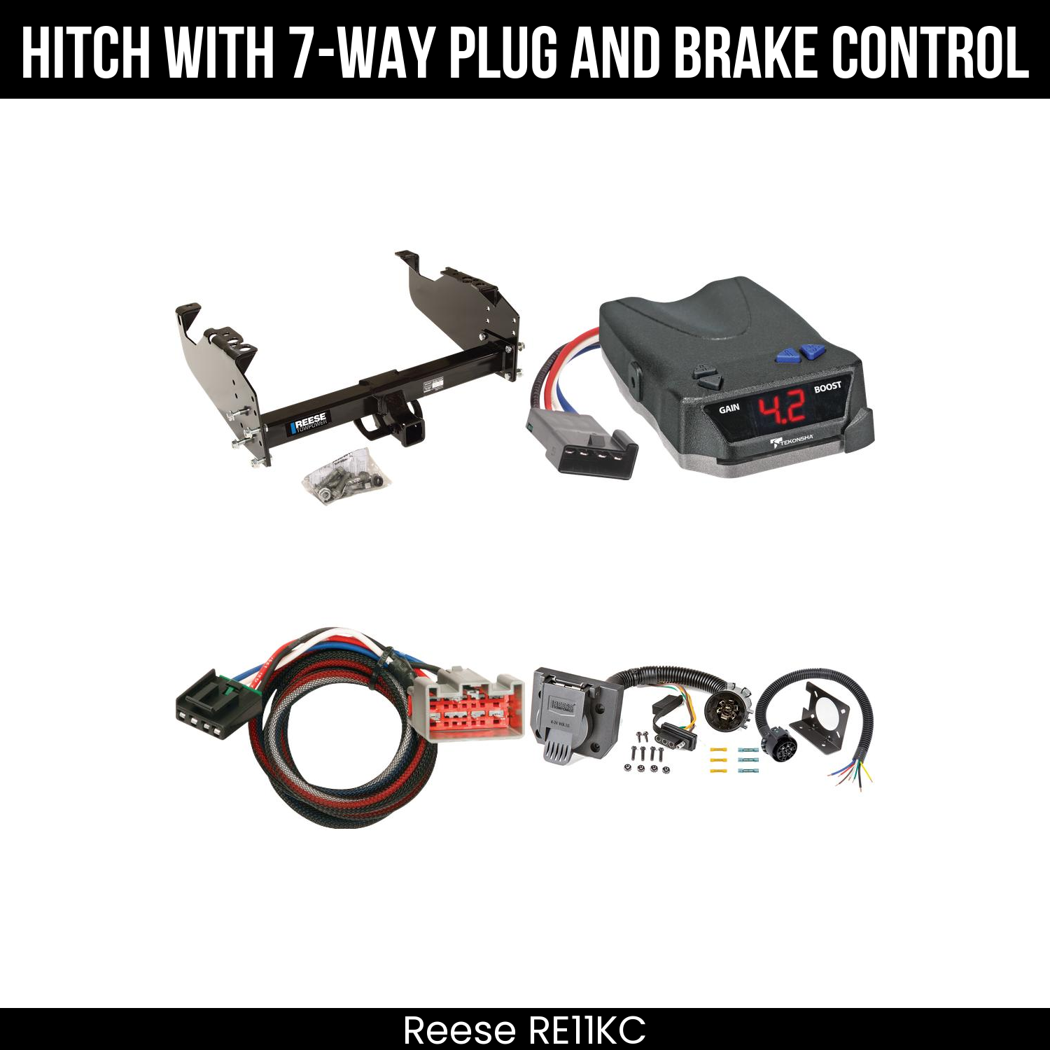 Trailer Hitch , 7-Way , Tekonsha Brake EVN Control