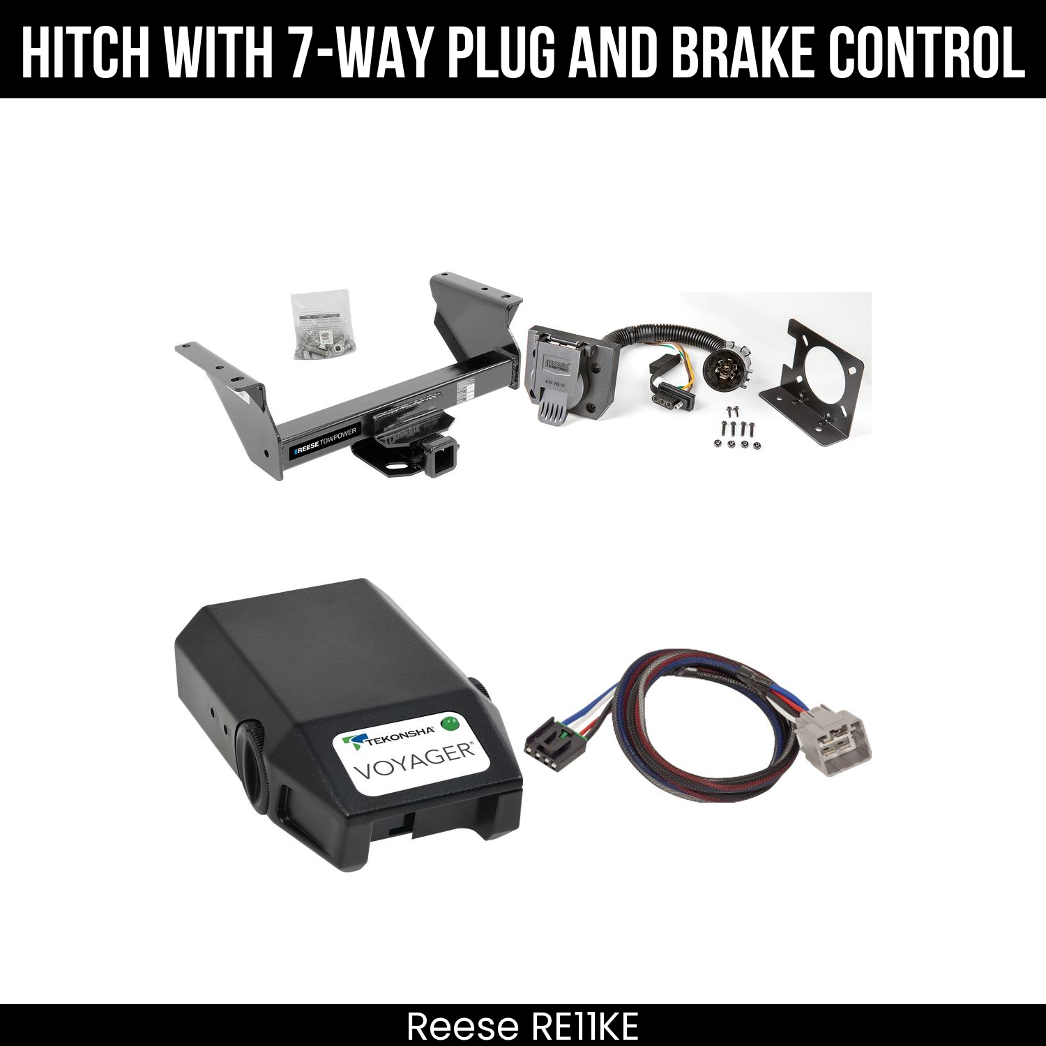 Trailer Hitch , 7-Way , Tekonsha Voyager Brake Control