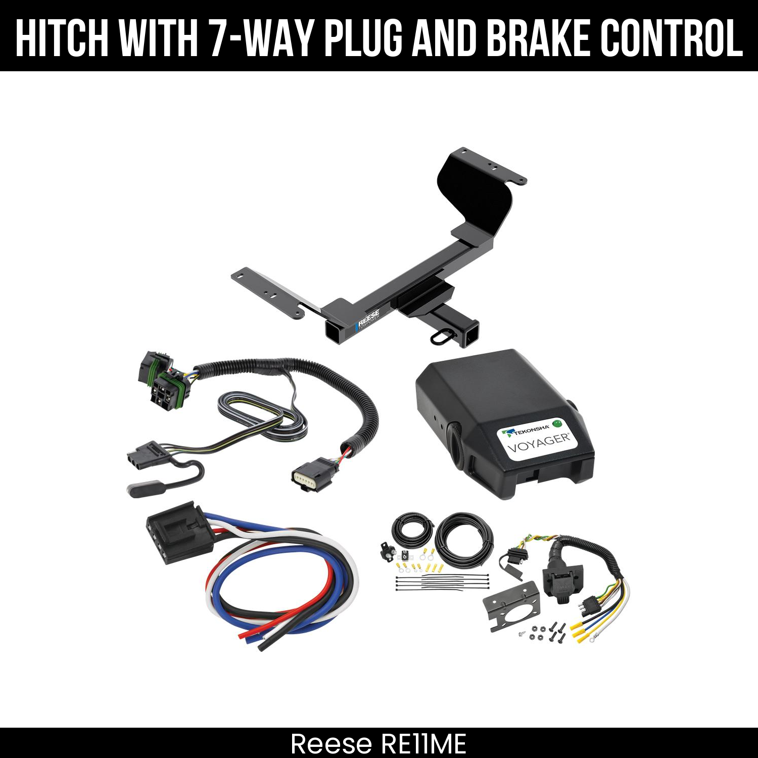 Trailer Hitch , 7-Way , Tekonsha Voyager Brake Control