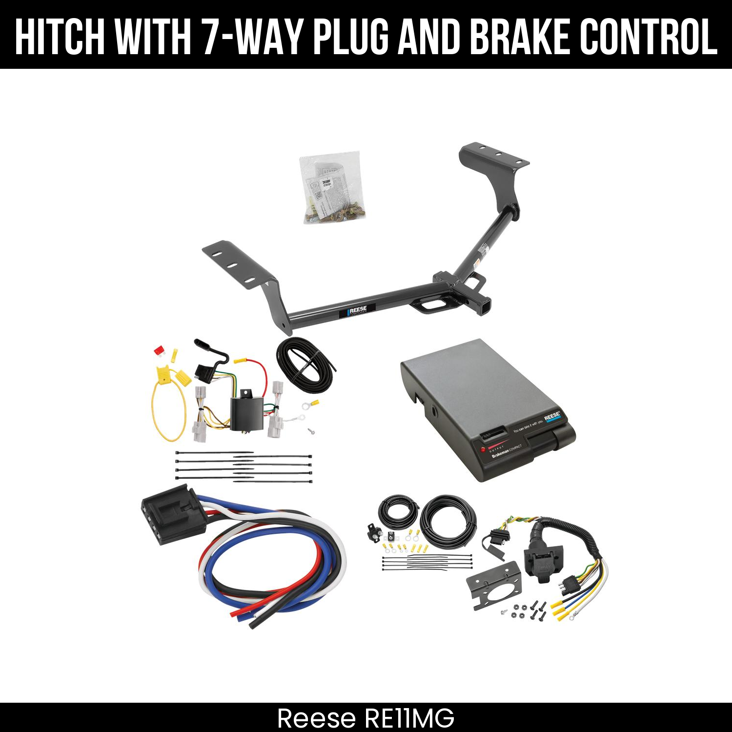 Trailer Hitch , 7-Way , Reese Brakeman Brake Control