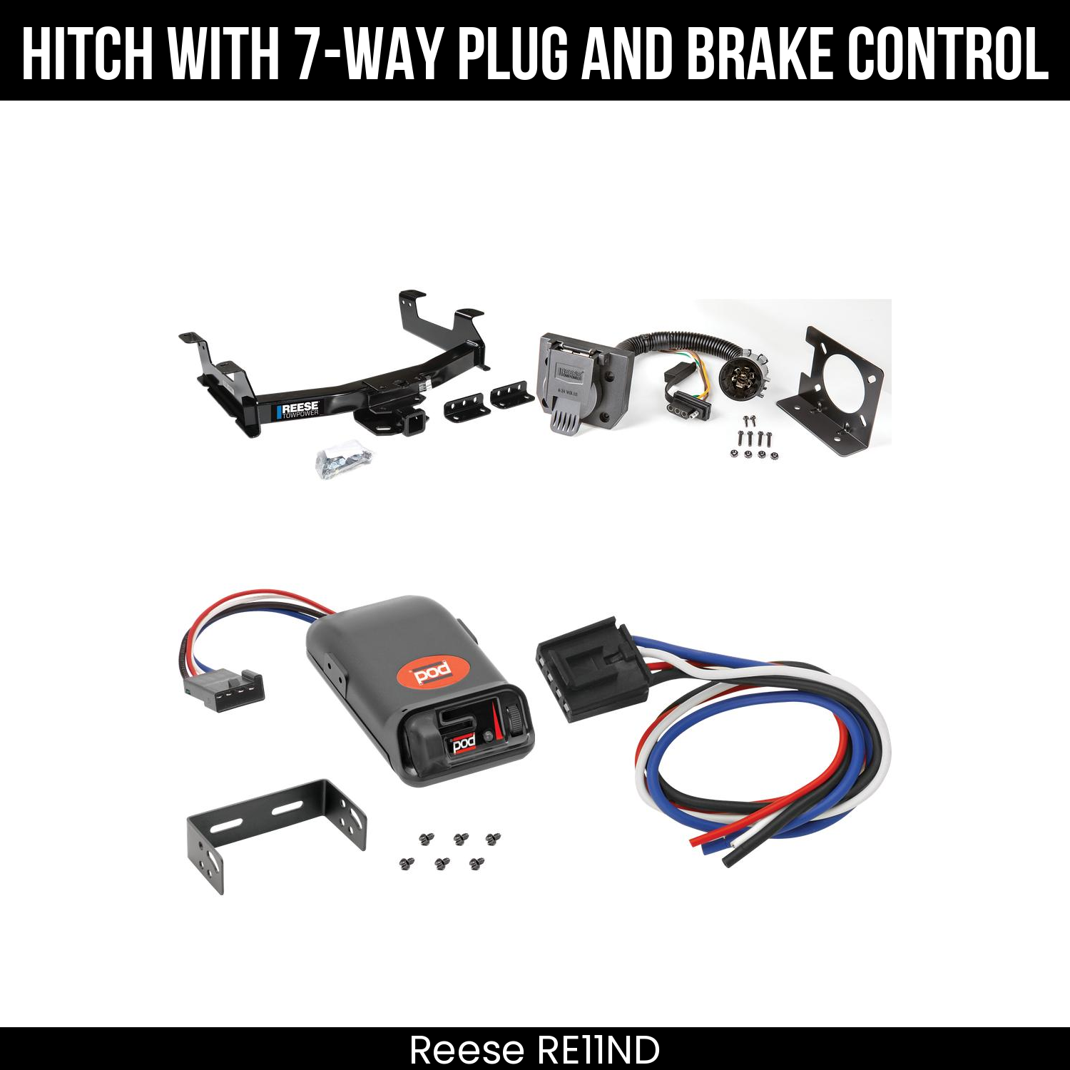 Trailer Hitch , 7-Way , Pro Series POD Brake Control