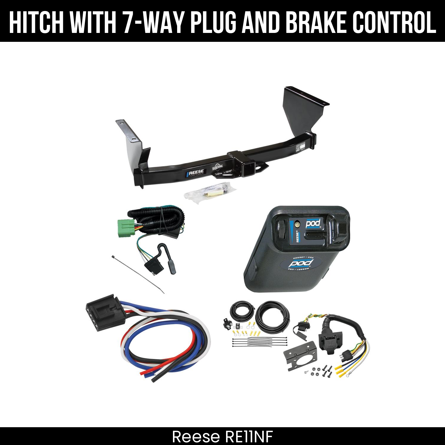 Trailer Hitch , 7-Way , Reese POD Brake Control