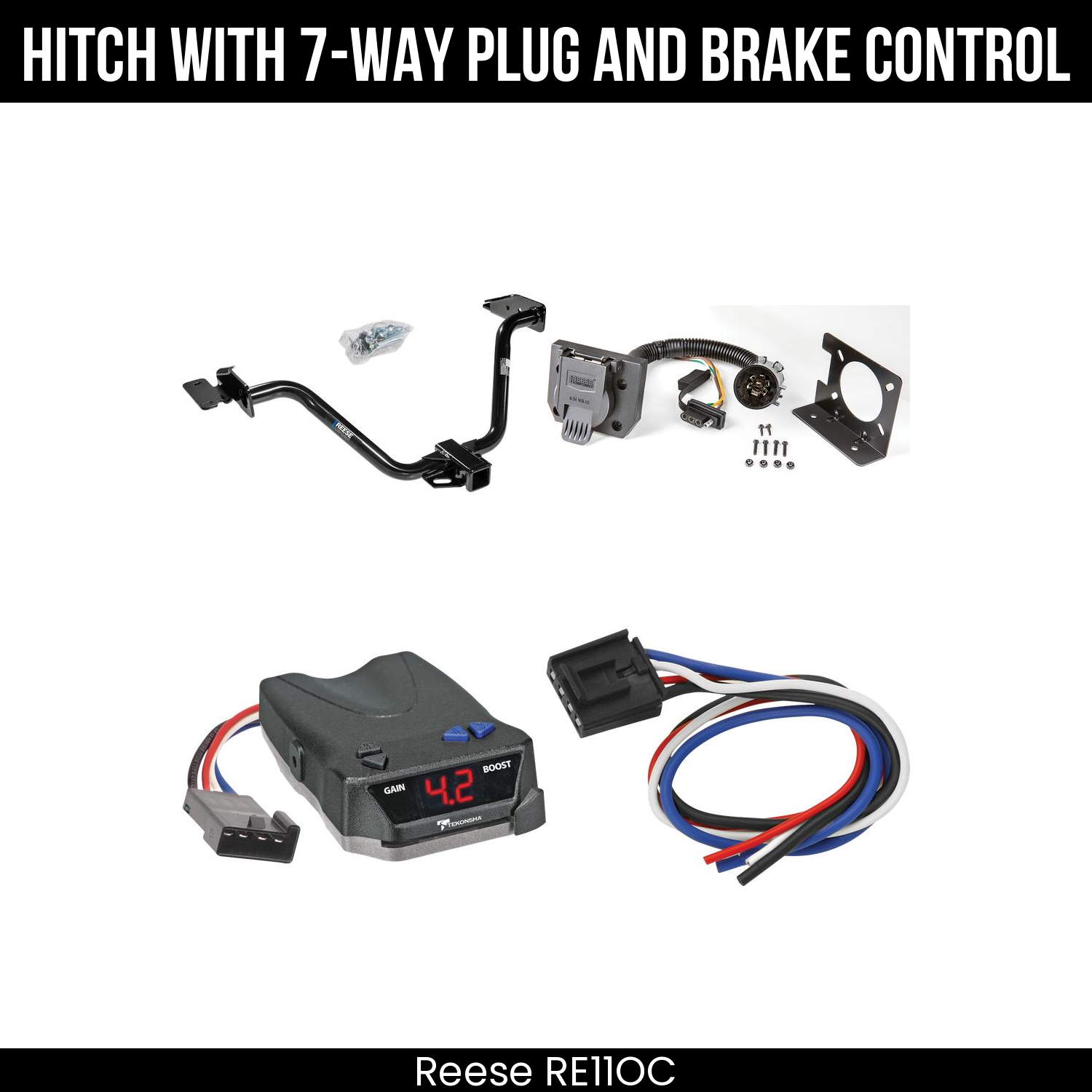 Trailer Hitch , 7-Way , Tekonsha Brake EVN Control