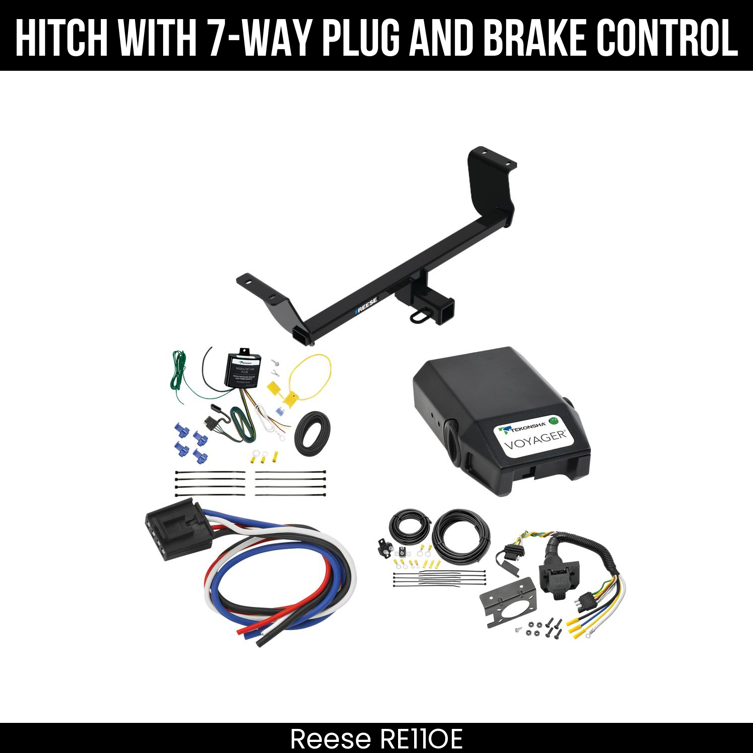 Trailer Hitch , 7-Way , Tekonsha Voyager Brake Control
