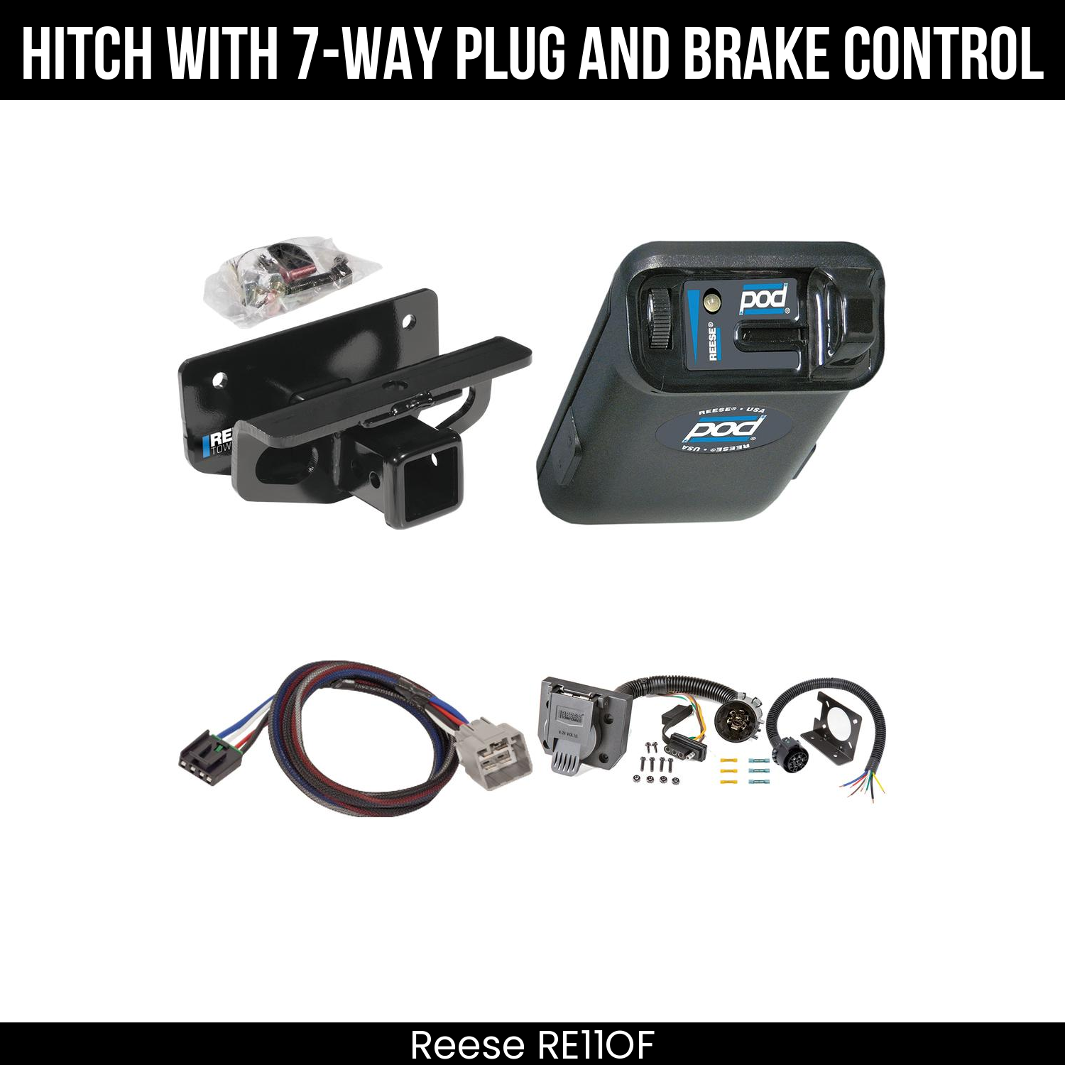 Trailer Hitch , 7-Way , Reese POD Brake Control