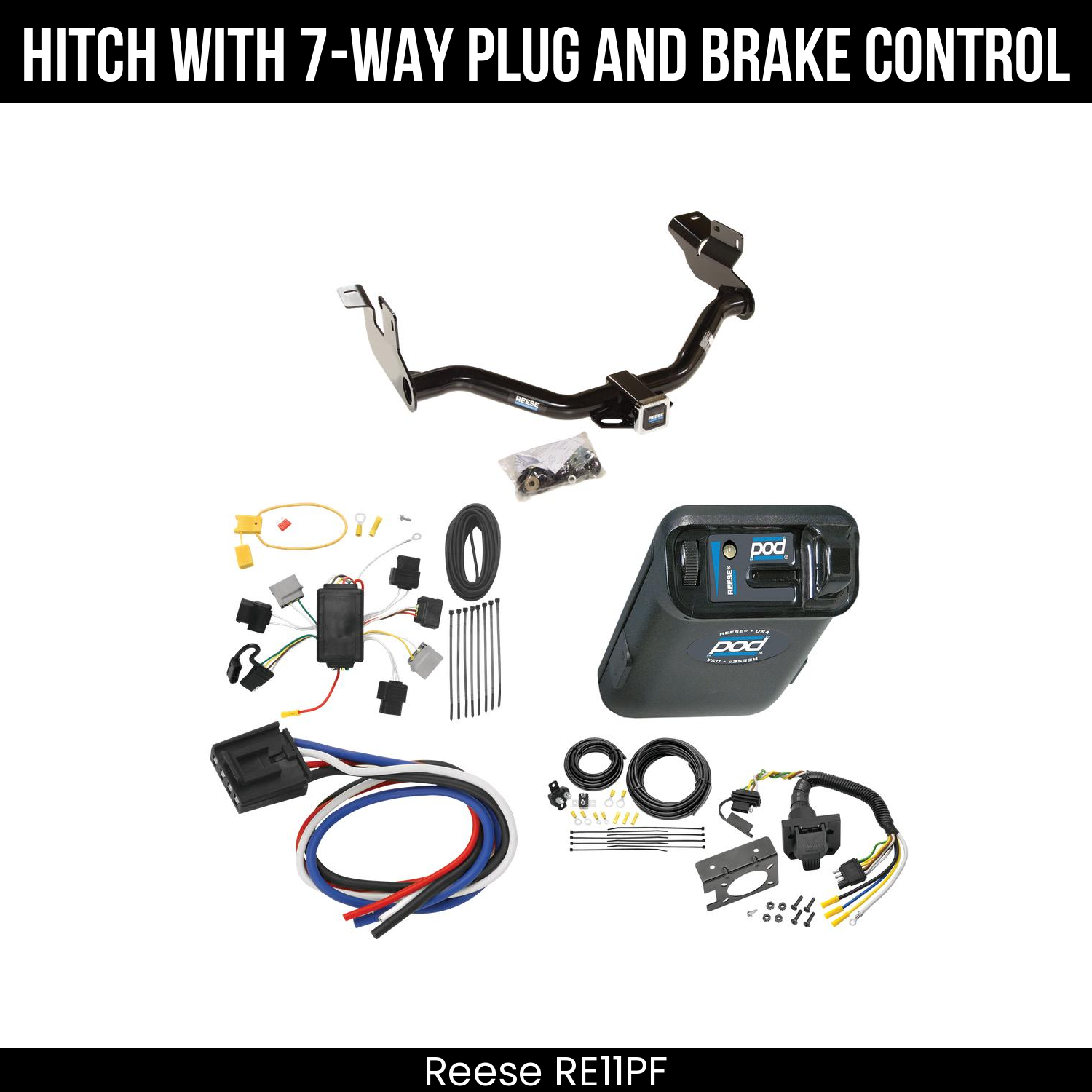 Trailer Hitch , 7-Way , Reese POD Brake Control