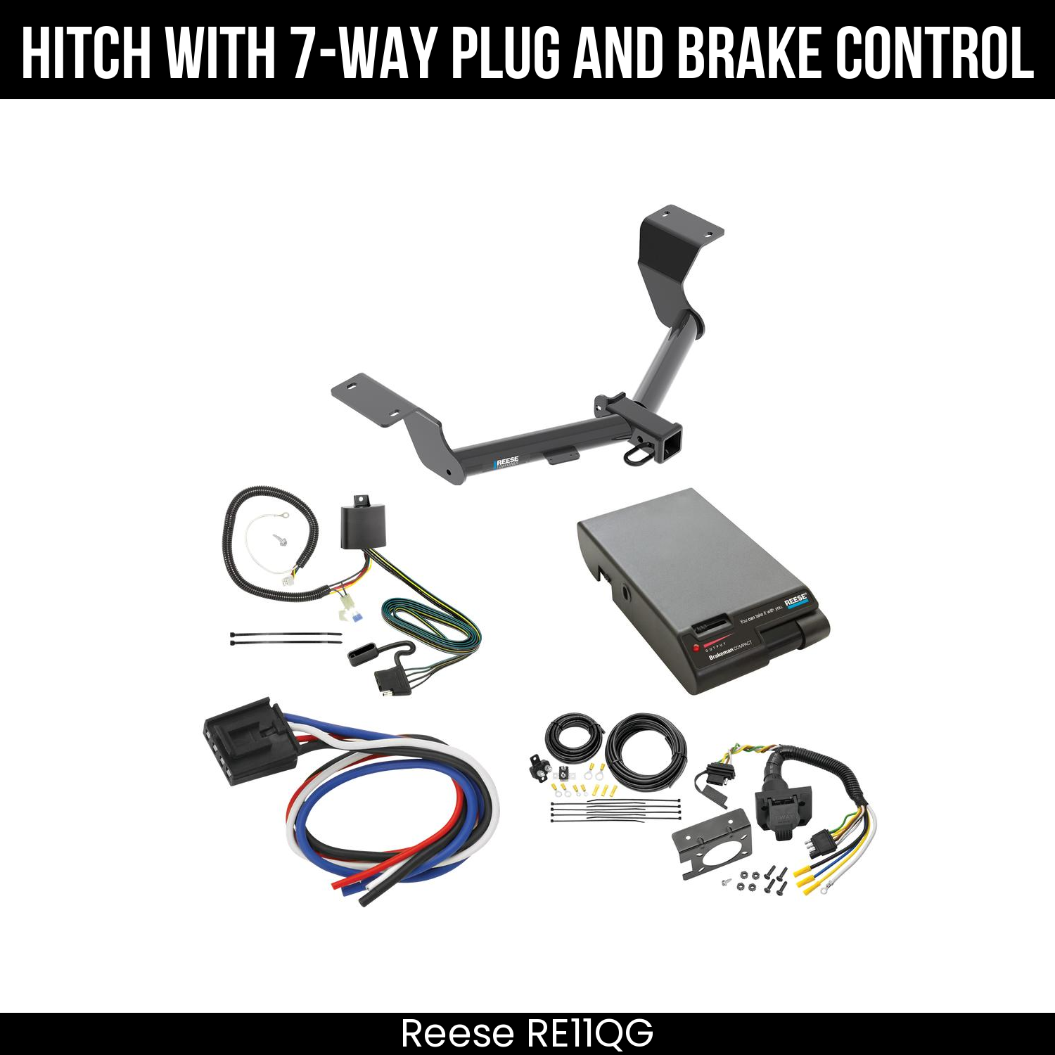 Trailer Hitch , 7-Way , Reese Brakeman Brake Control