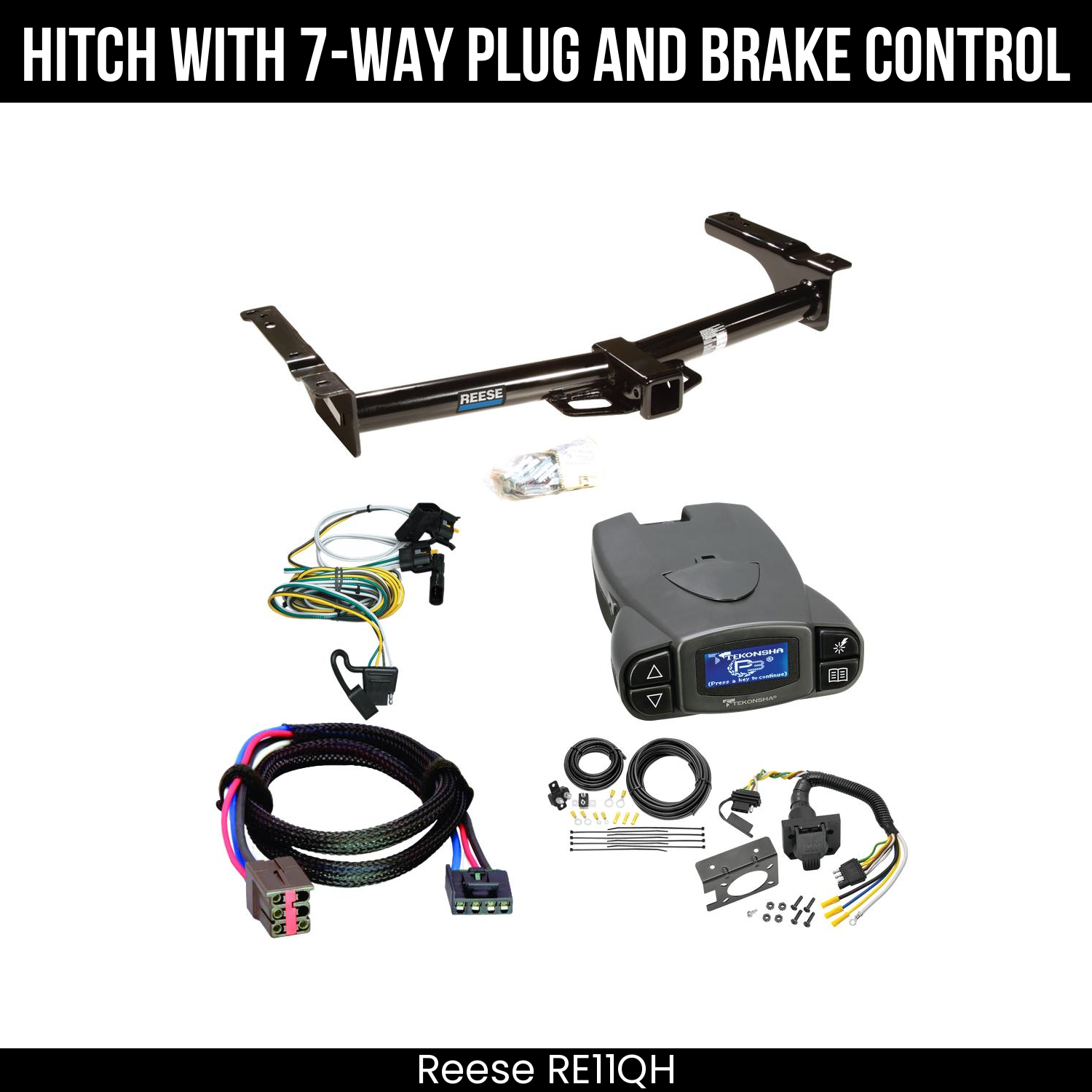 Trailer Hitch , 7-Way , Tekonsha Prodigy P3 Brake Control