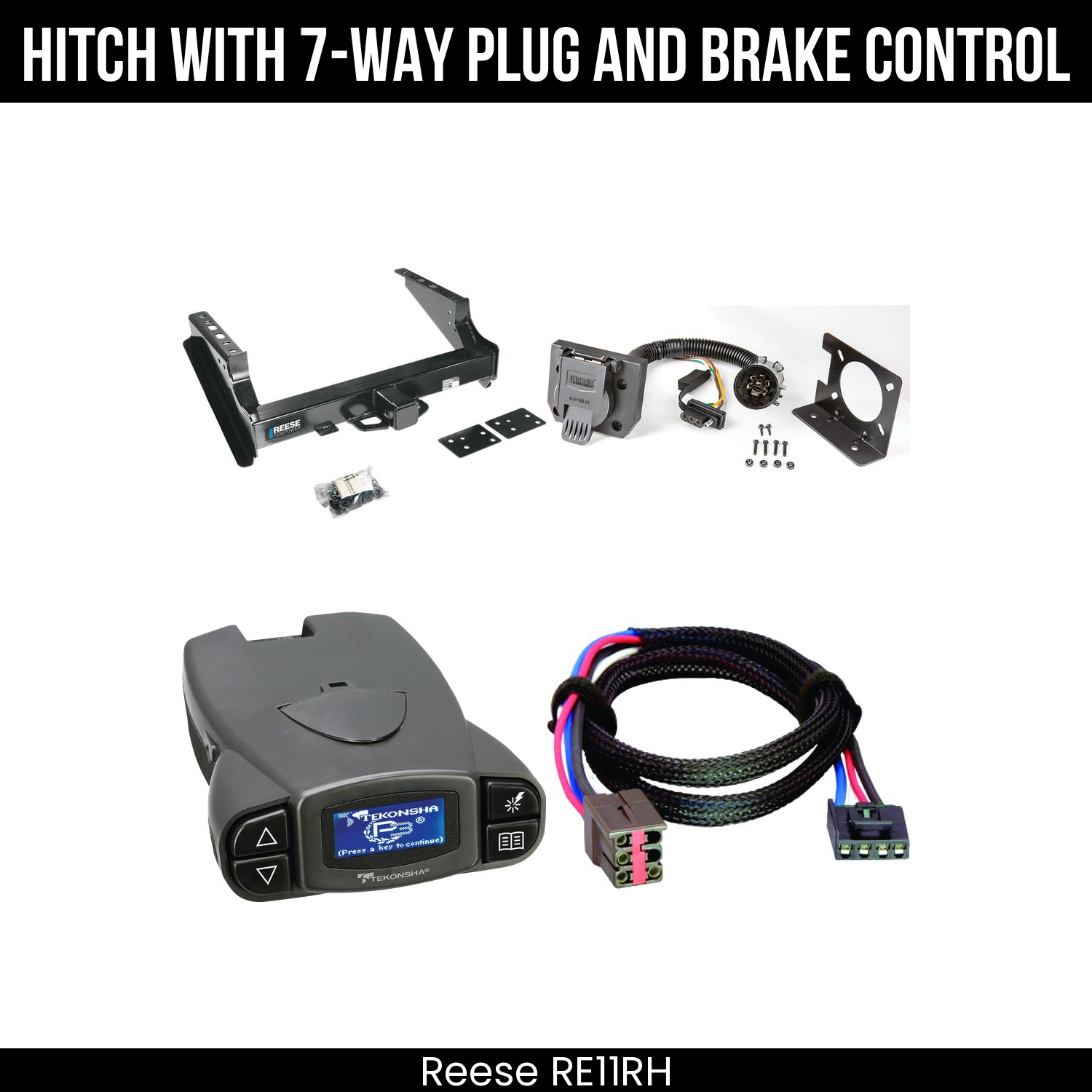 Trailer Hitch , 7-Way , Tekonsha Prodigy P3 Brake Control
