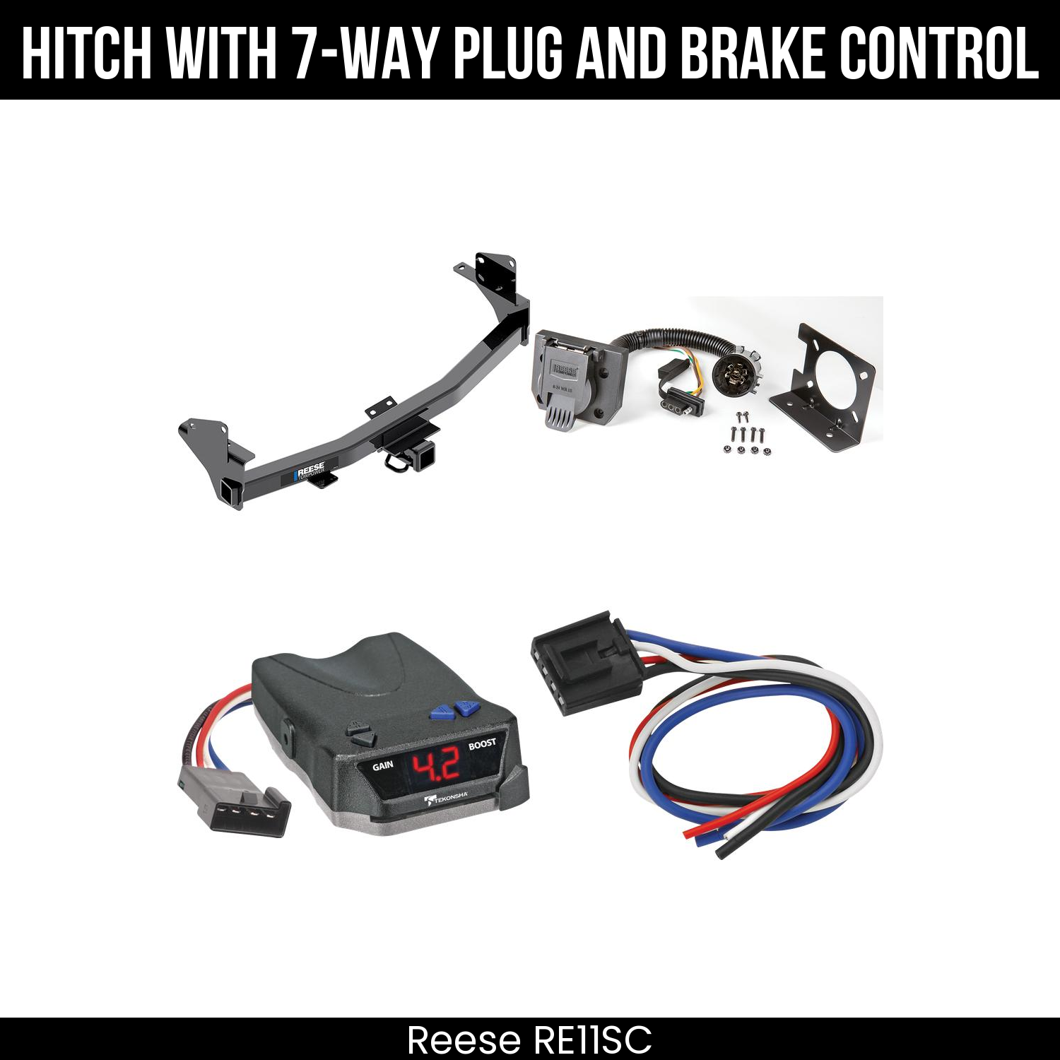 Trailer Hitch , 7-Way , Tekonsha Brake EVN Control