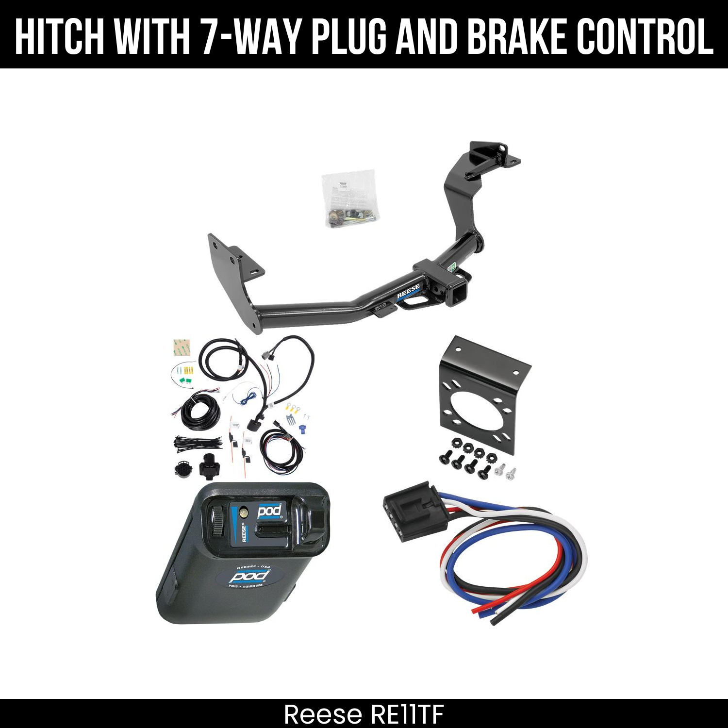 Trailer Hitch , 7-Way , Reese POD Brake Control