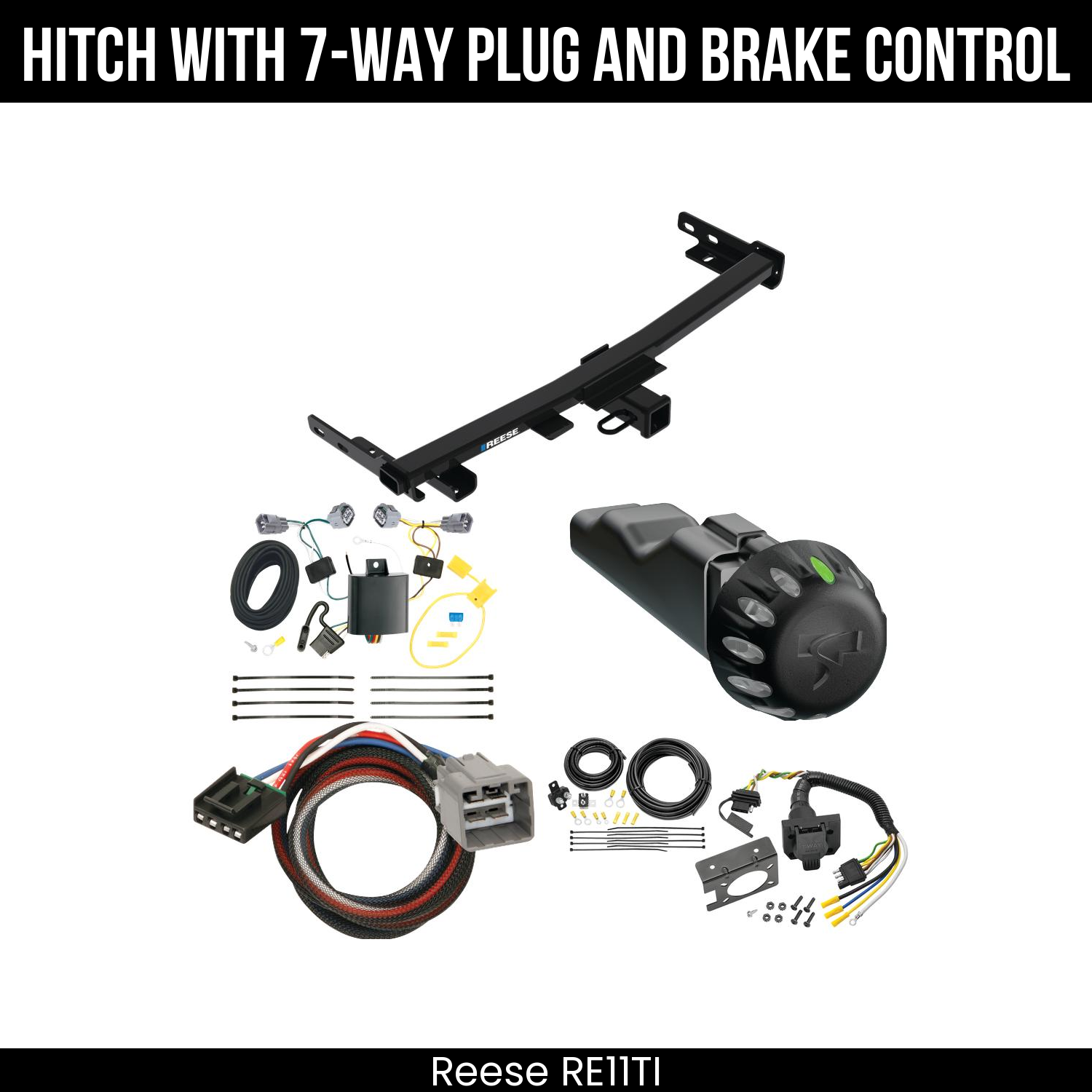 Trailer Hitch , 7-Way , Tekonsha Voyager iD Smart Brake Control