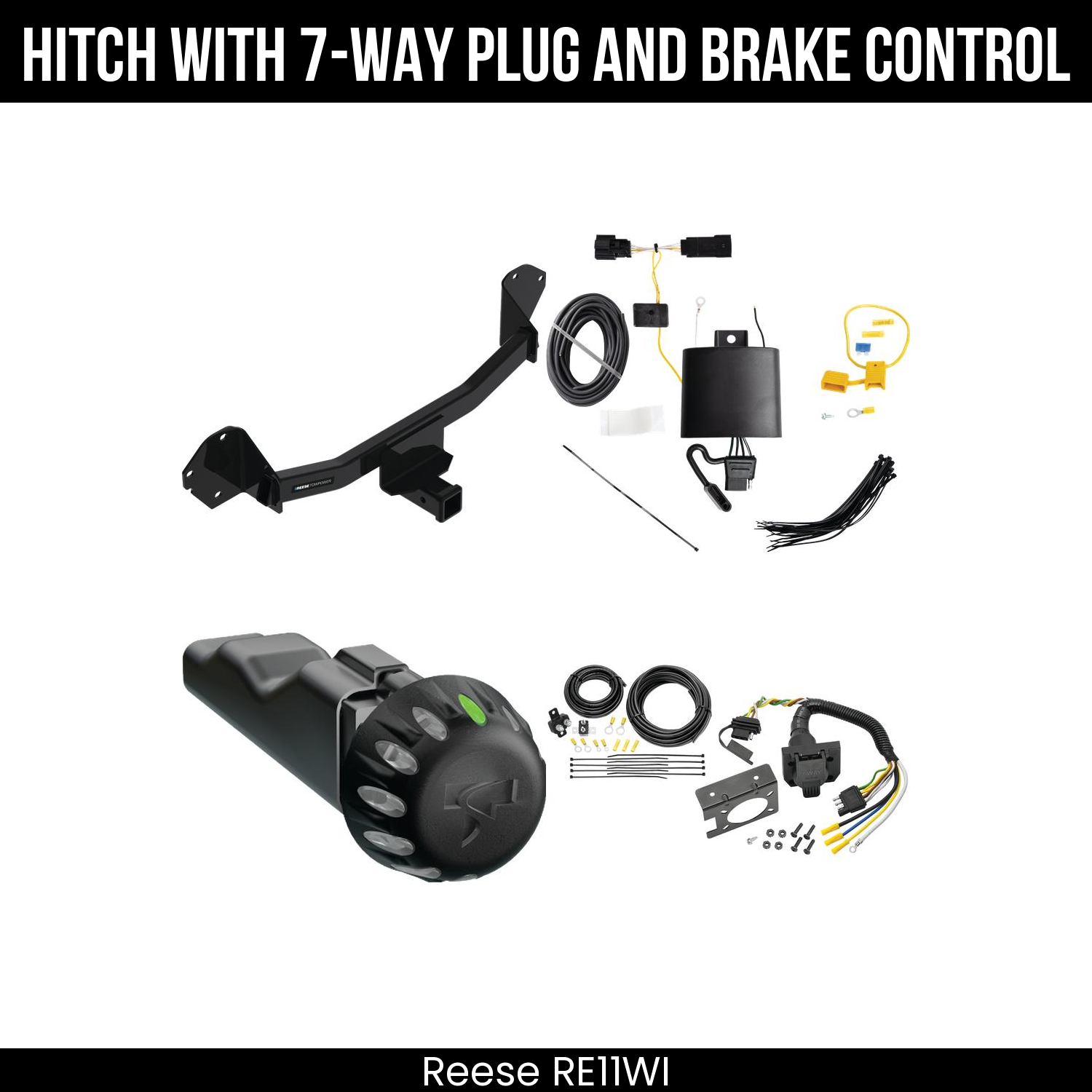 Trailer Hitch , 7-Way , Tekonsha Voyager iD Smart Brake Control
