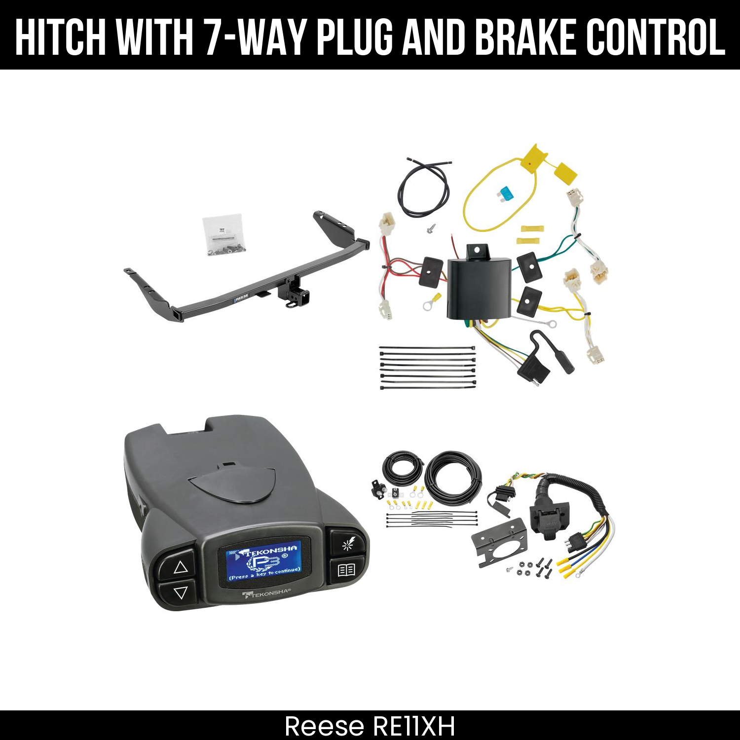 Trailer Hitch , 7-Way , Tekonsha Prodigy P3 Brake Control