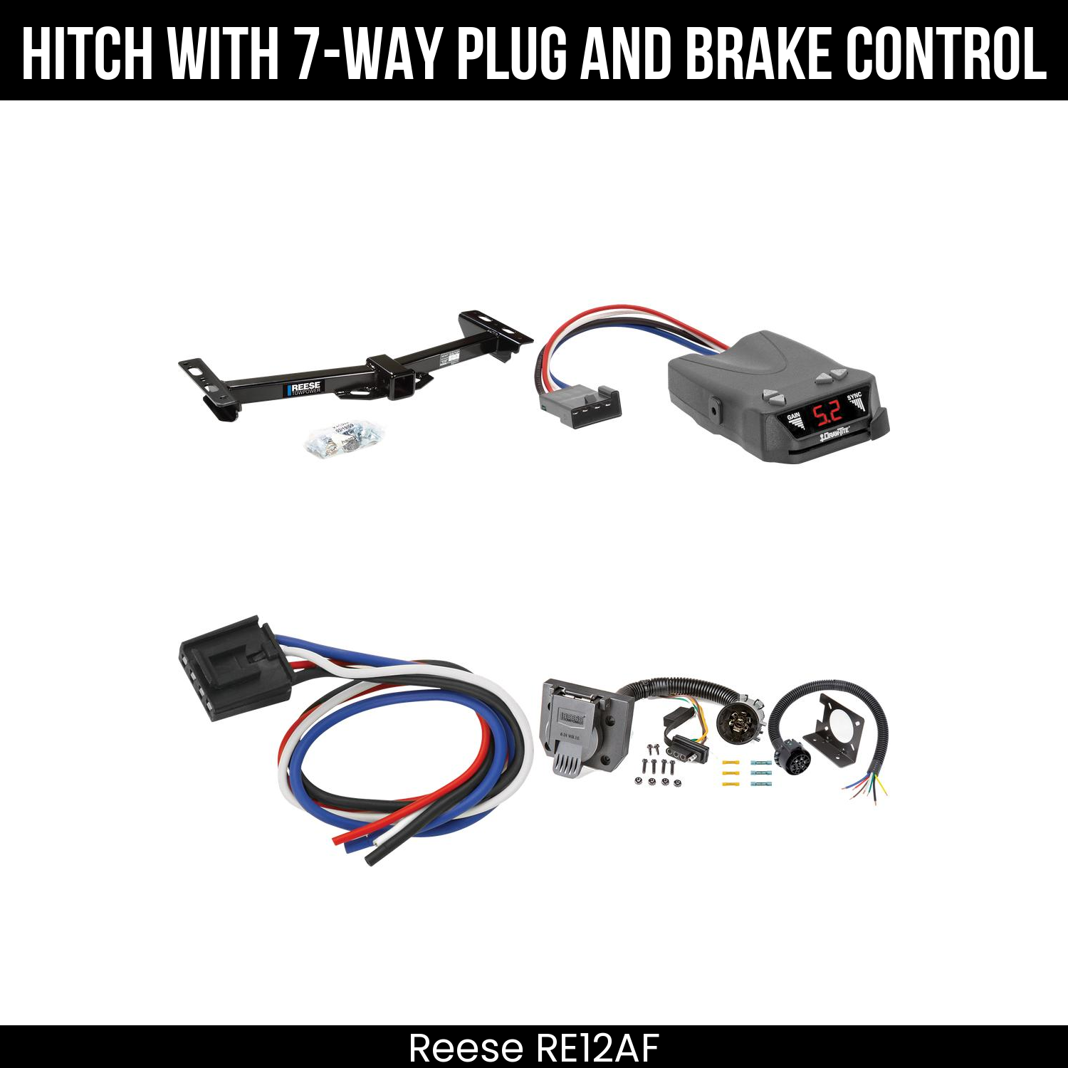 Trailer Hitch , 7-Way , Draw-Tite Activator IV Brake Control