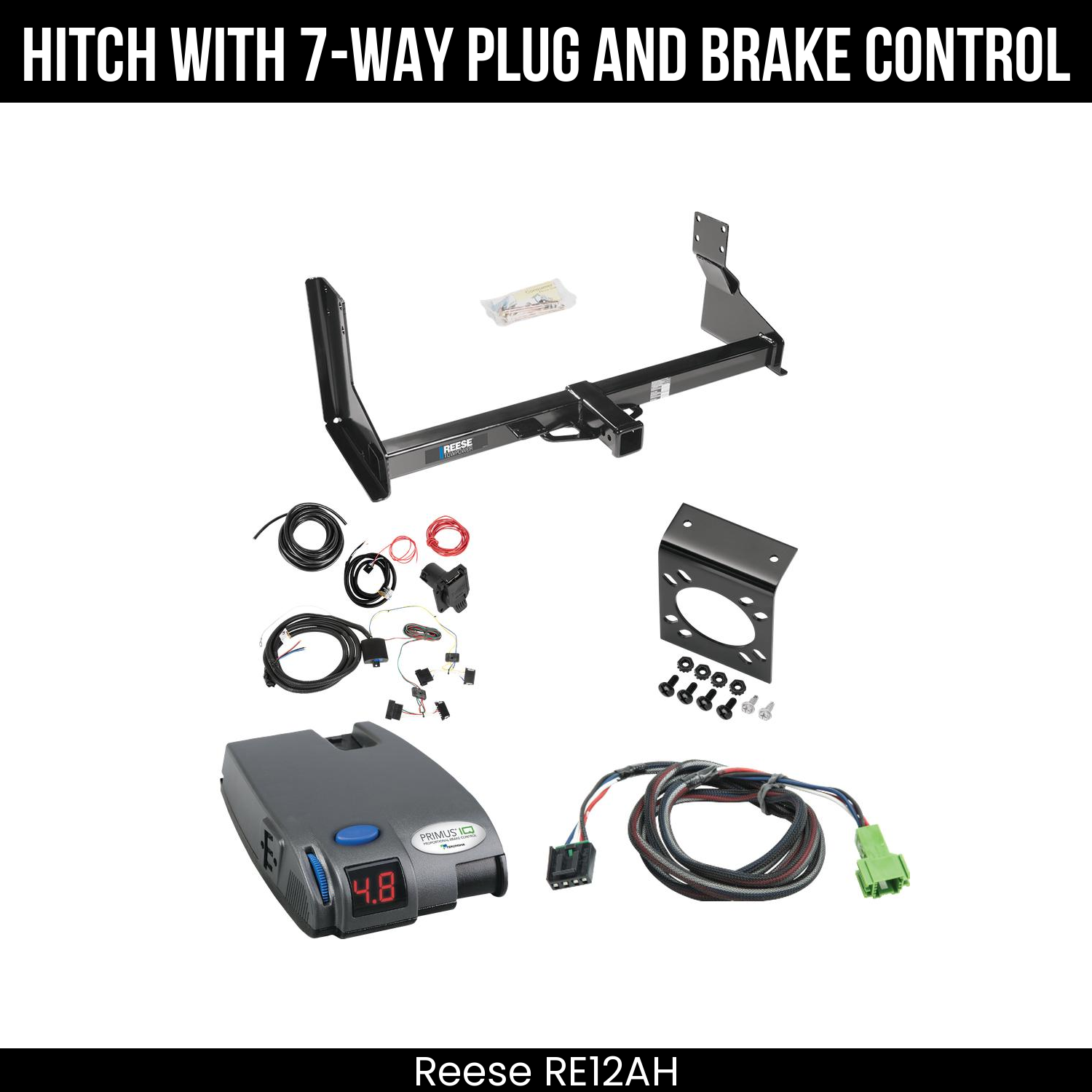 Trailer Hitch , 7-Way , Tekonsha Primus IQ Brake Control