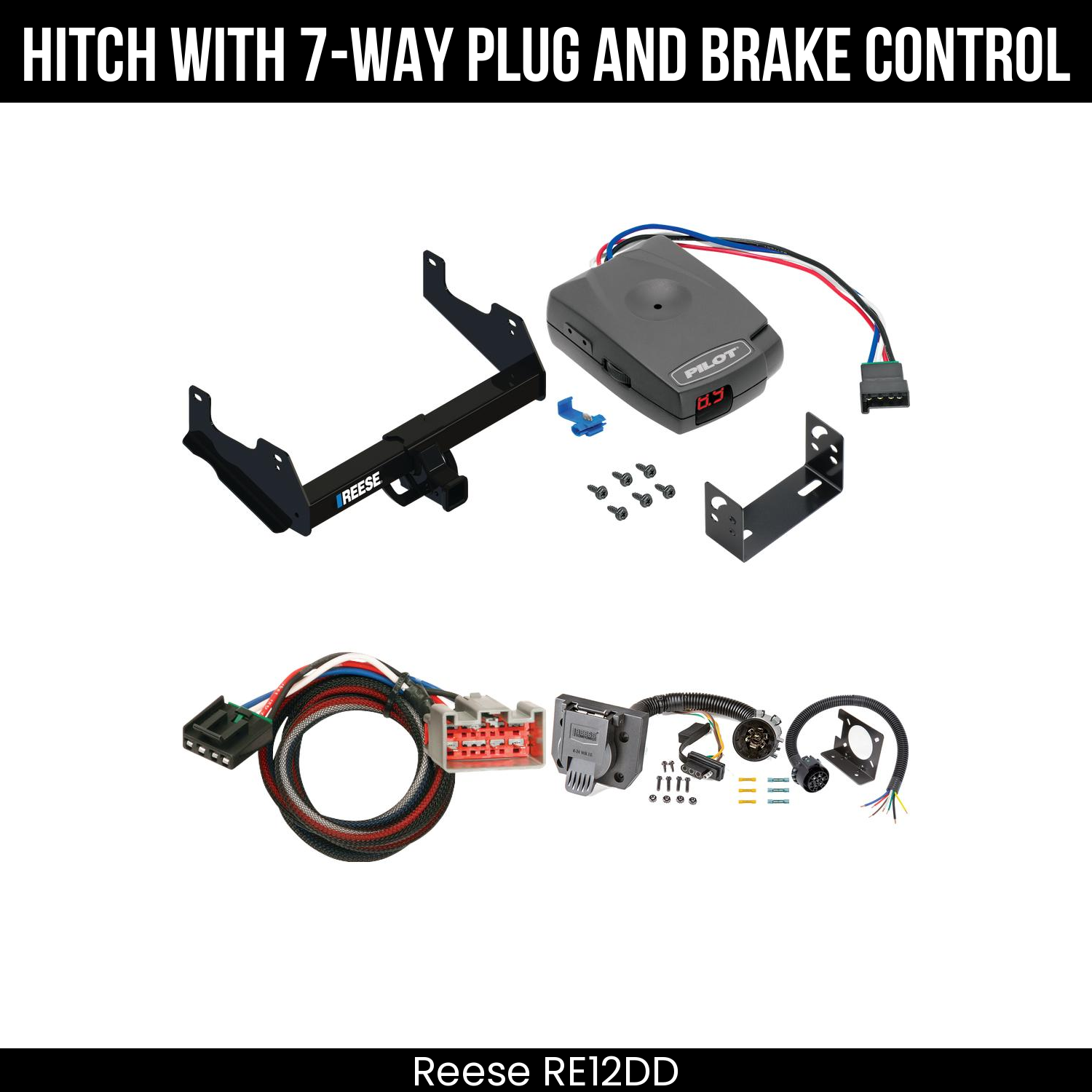 Trailer Hitch , 7-Way , Pro Series Pilot Brake Control