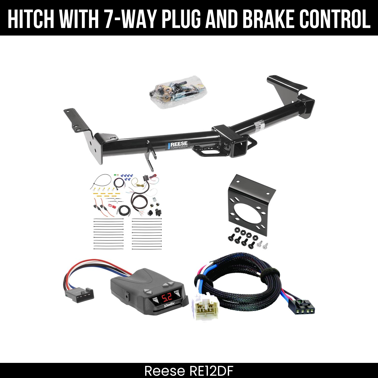 Trailer Hitch , 7-Way , Draw-Tite Activator IV Brake Control