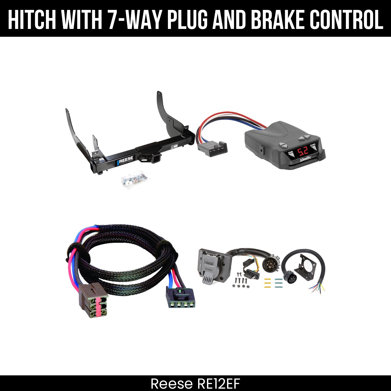 Trailer Hitch , 7-Way , Draw-Tite Activator IV Brake Control