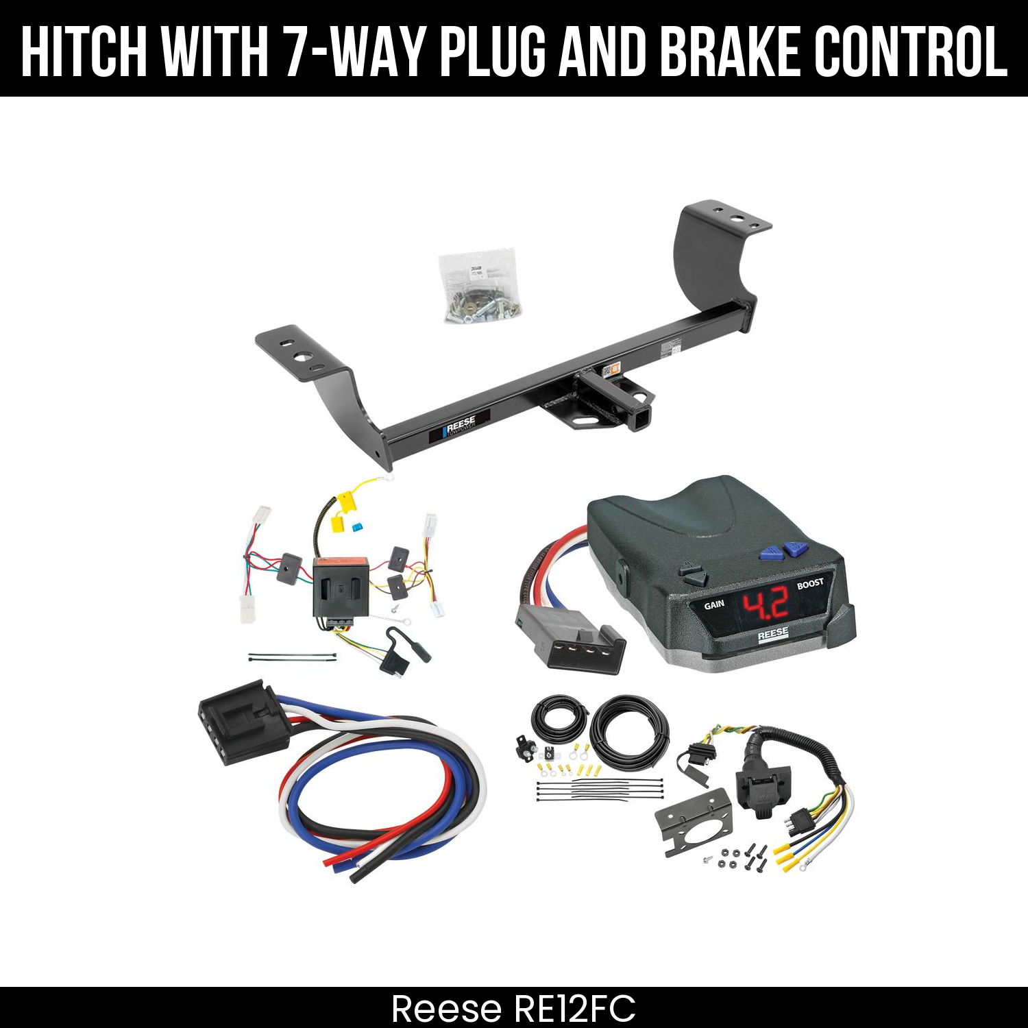 Trailer Hitch , 7-Way , Reese Brake EVN Control