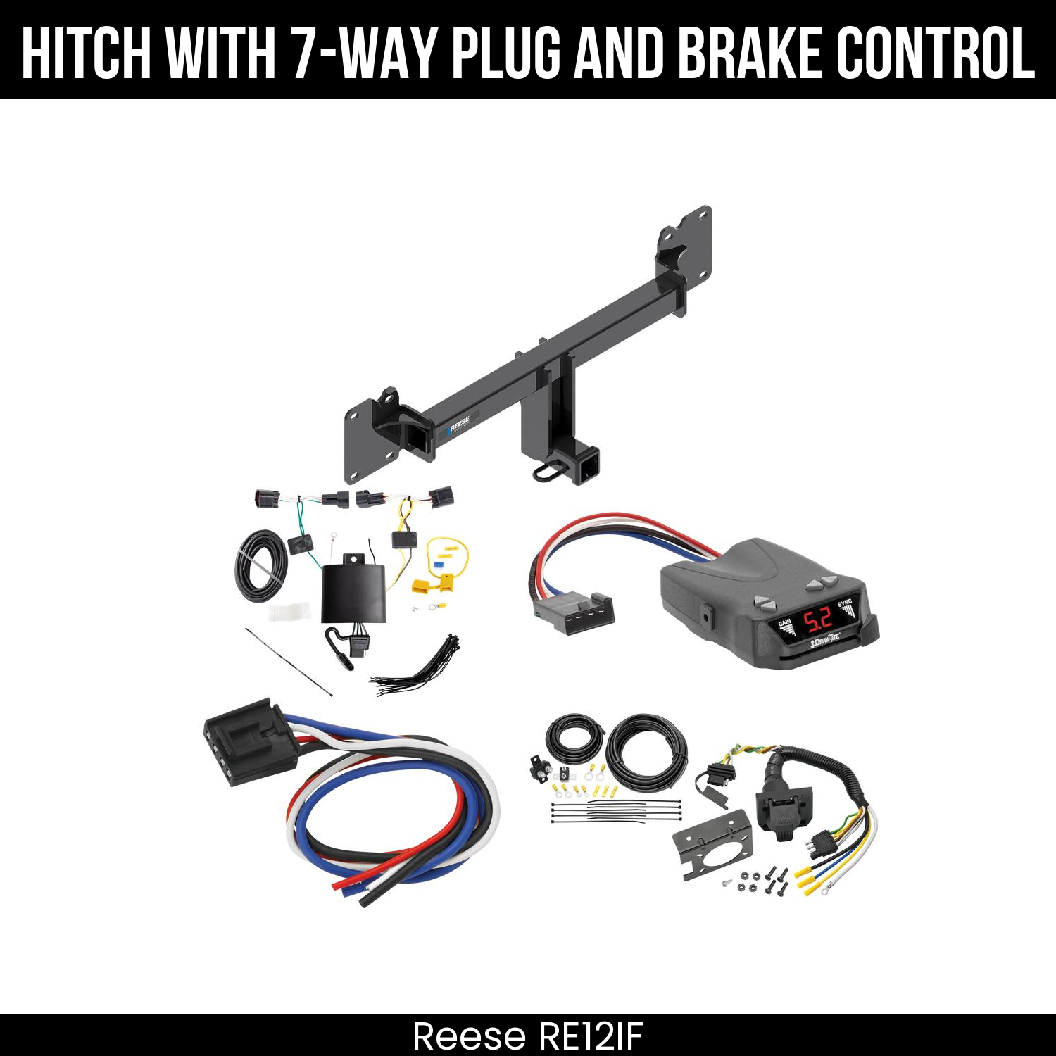 Trailer Hitch , 7-Way , Draw-Tite Activator IV Brake Control