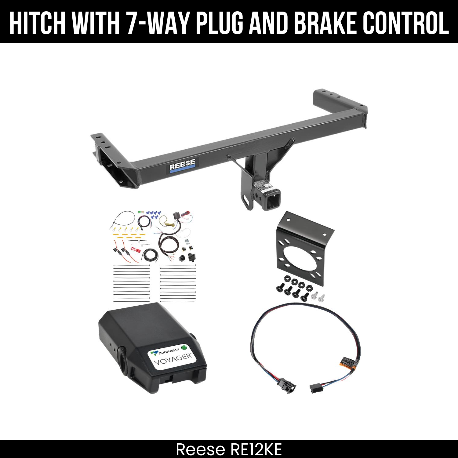 Trailer Hitch , 7-Way , Tekonsha Voyager Brake Control
