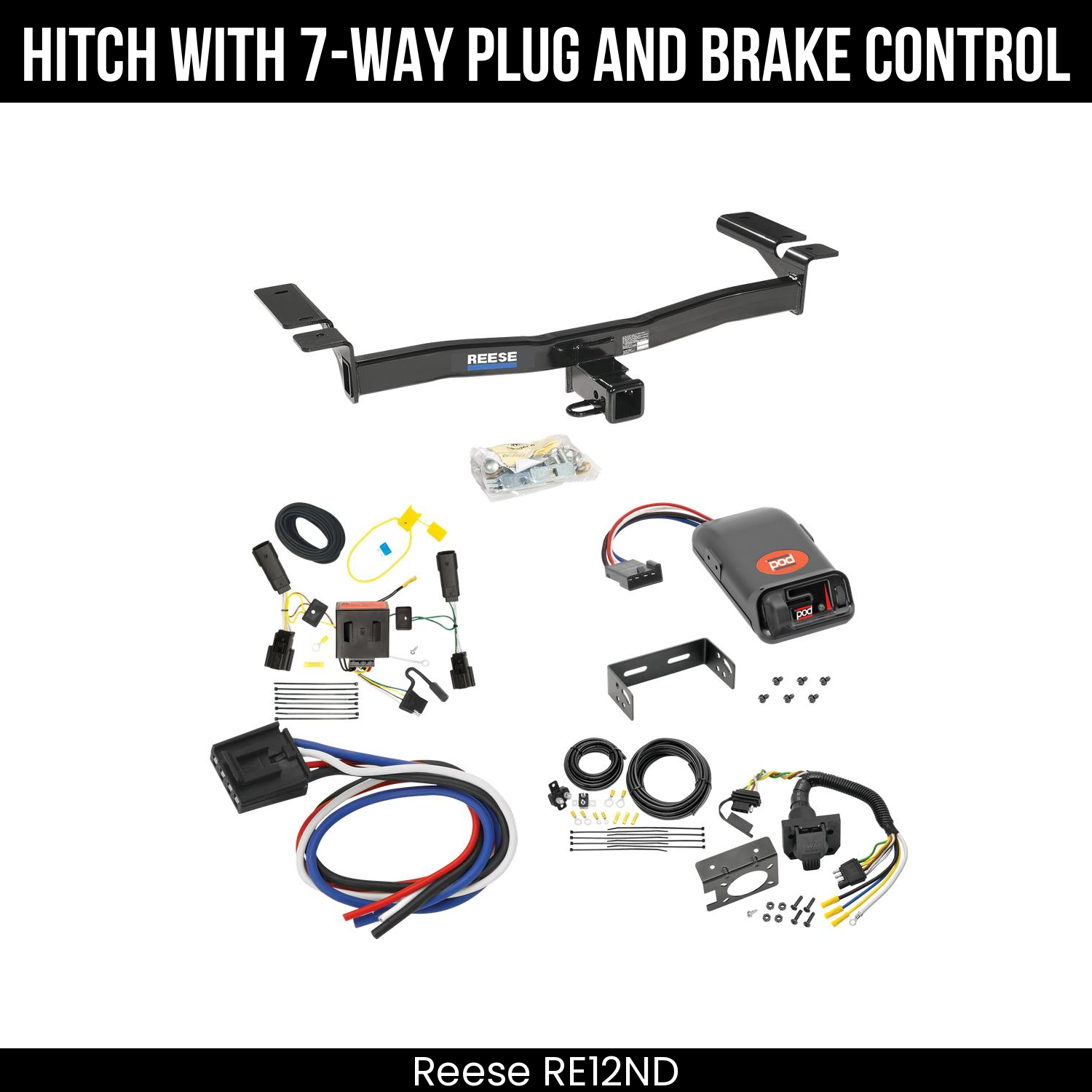 Trailer Hitch , 7-Way , Pro Series POD Brake Control