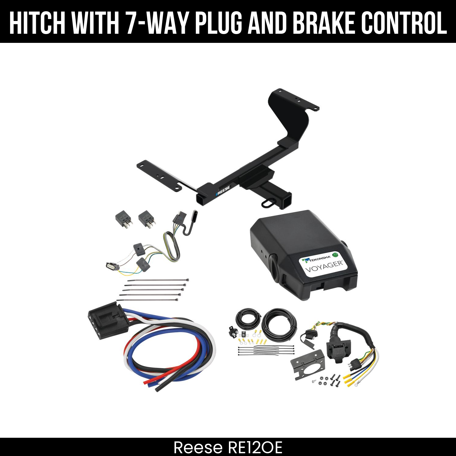 Trailer Hitch , 7-Way , Tekonsha Voyager Brake Control