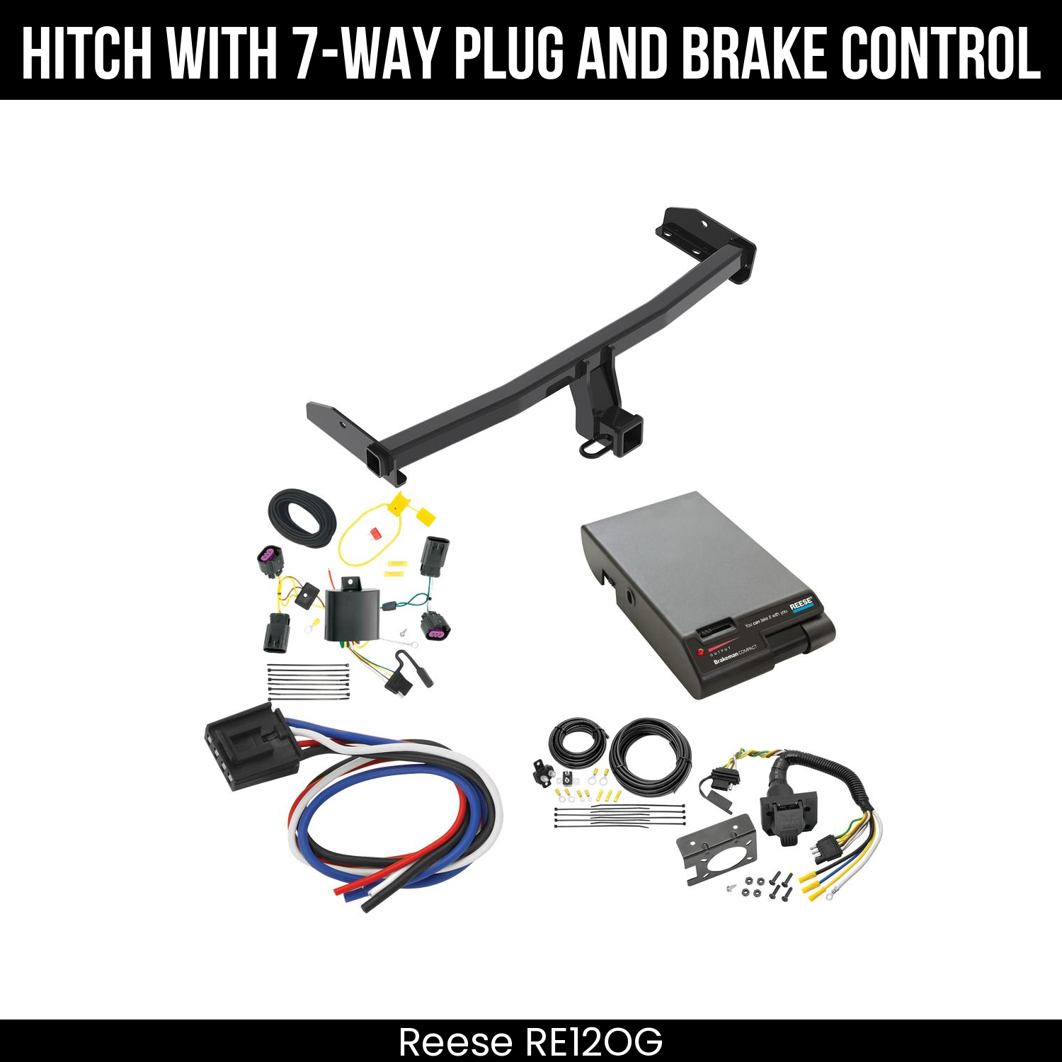 Trailer Hitch , 7-Way , Reese Brakeman Brake Control