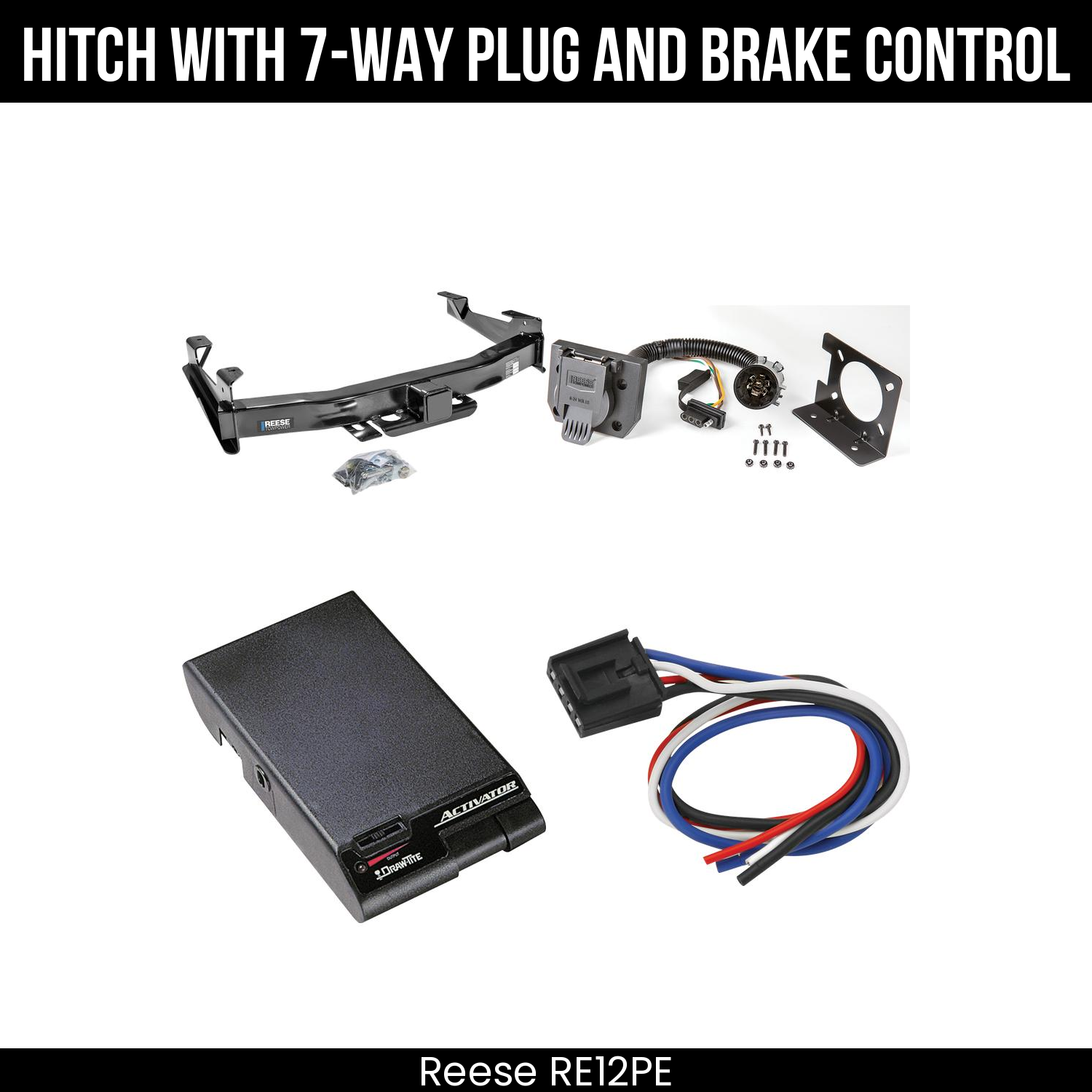Trailer Hitch , 7-Way , Draw-Tite Activator Brake Control
