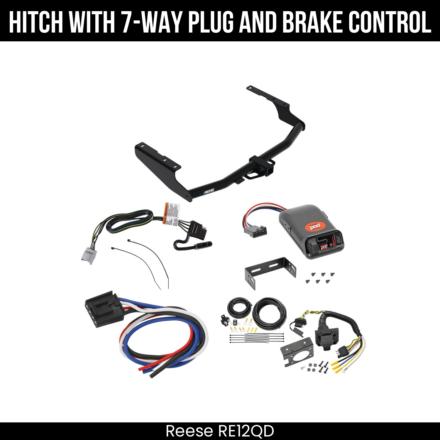 Trailer Hitch , 7-Way , Pro Series POD Brake Control