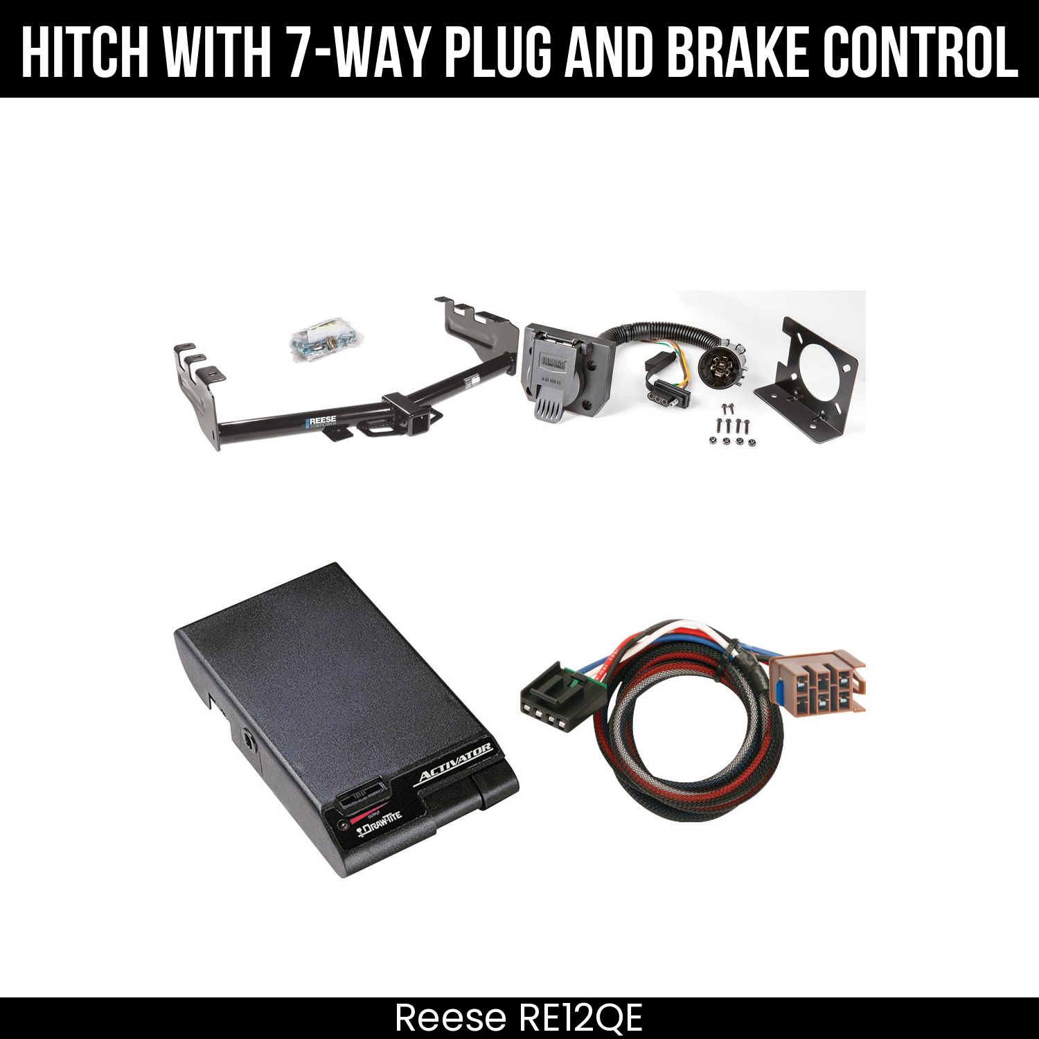 Trailer Hitch , 7-Way , Draw-Tite Activator Brake Control