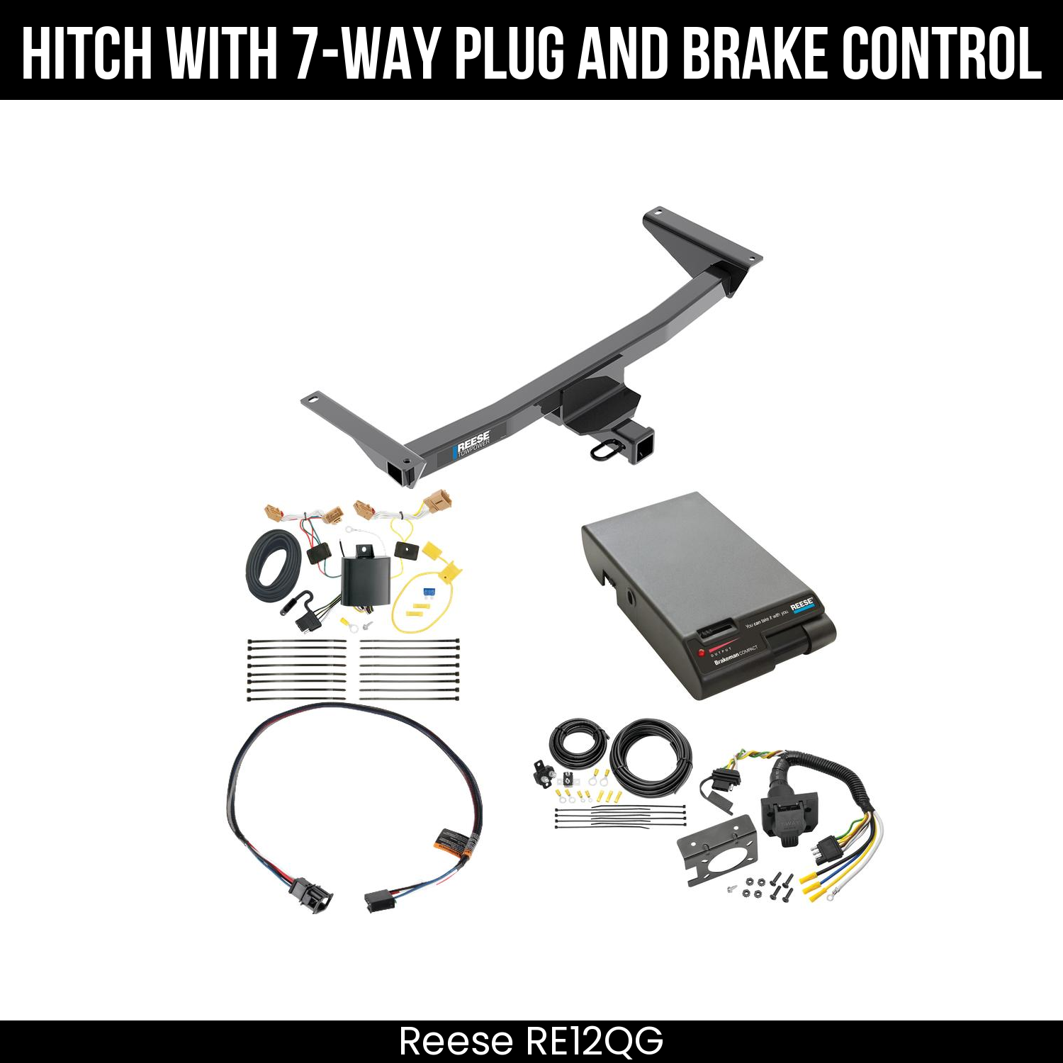 Trailer Hitch , 7-Way , Reese Brakeman Brake Control