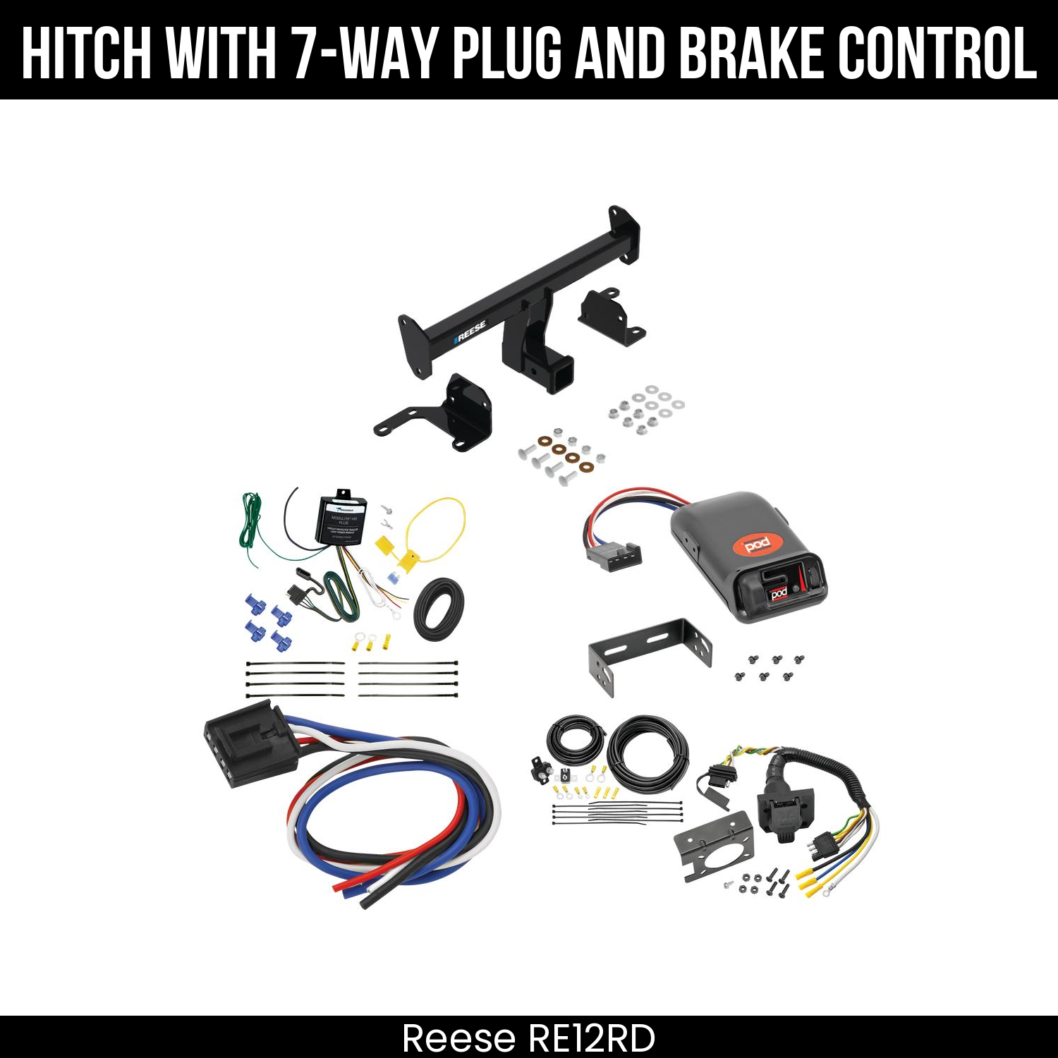 Trailer Hitch , 7-Way , Pro Series POD Brake Control