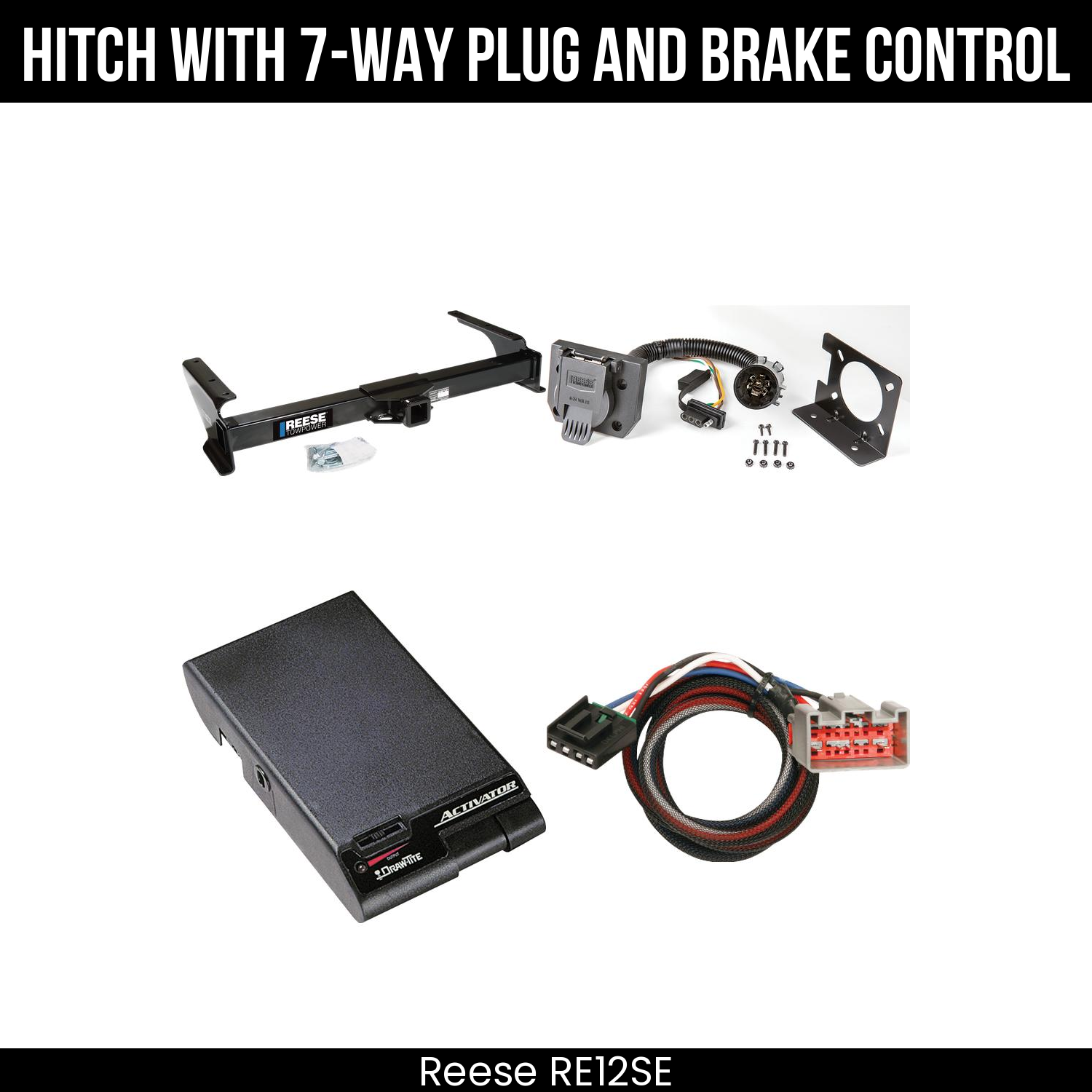 Trailer Hitch , 7-Way , Draw-Tite Activator Brake Control